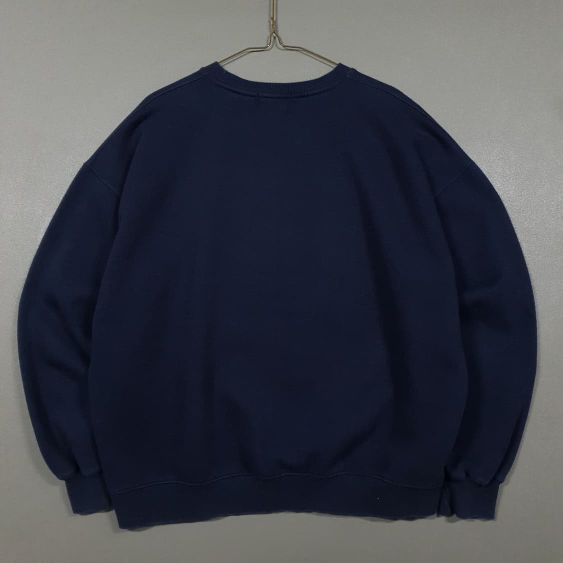 M) 슬로우애시드 신형 22FW 플라워 오버핏 맨투맨 스웻셔츠 네이비 상품이미지7