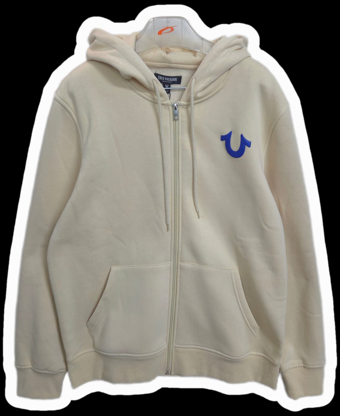 남77 트루릴리전 새상품 기모 후드 집업 상품이미지1