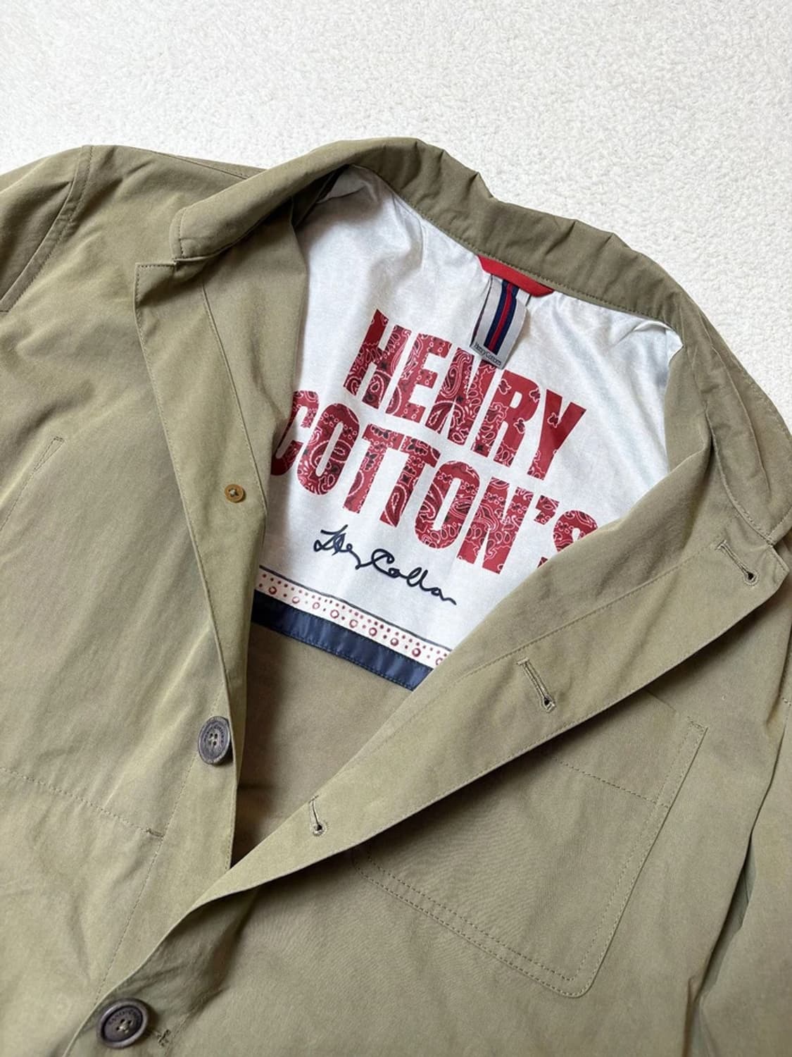 헨리코튼 21ss 가먼트다잉 퍼티그 자켓 PN6564 상품이미지3