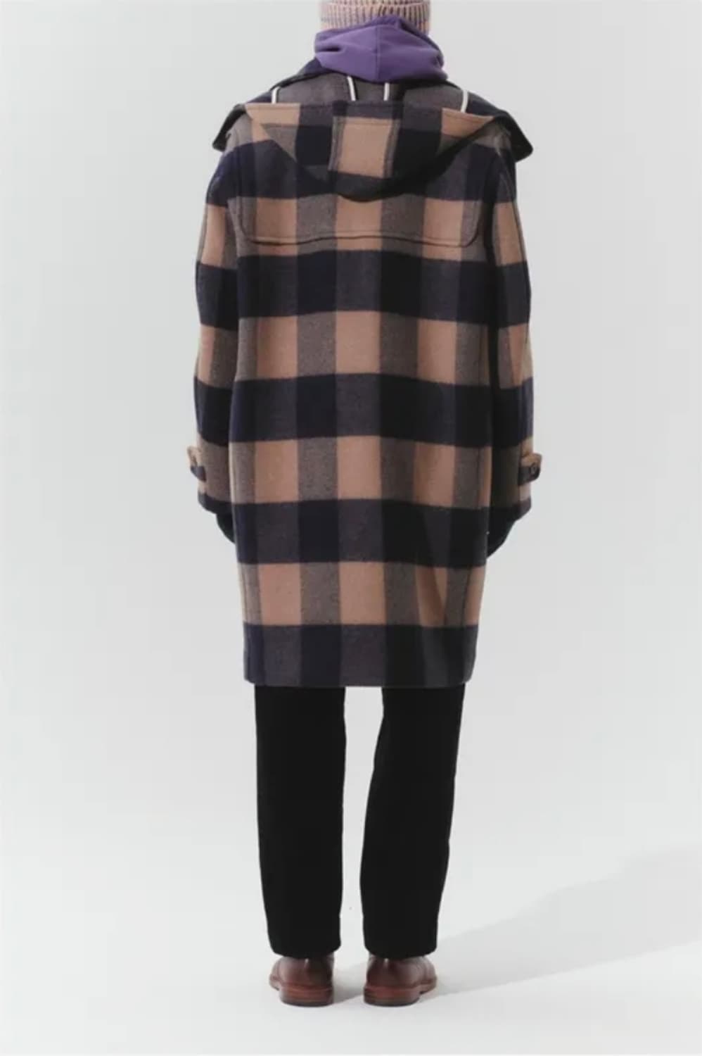 (새상품) 커스텀멜로우 체크 코트 상품이미지5