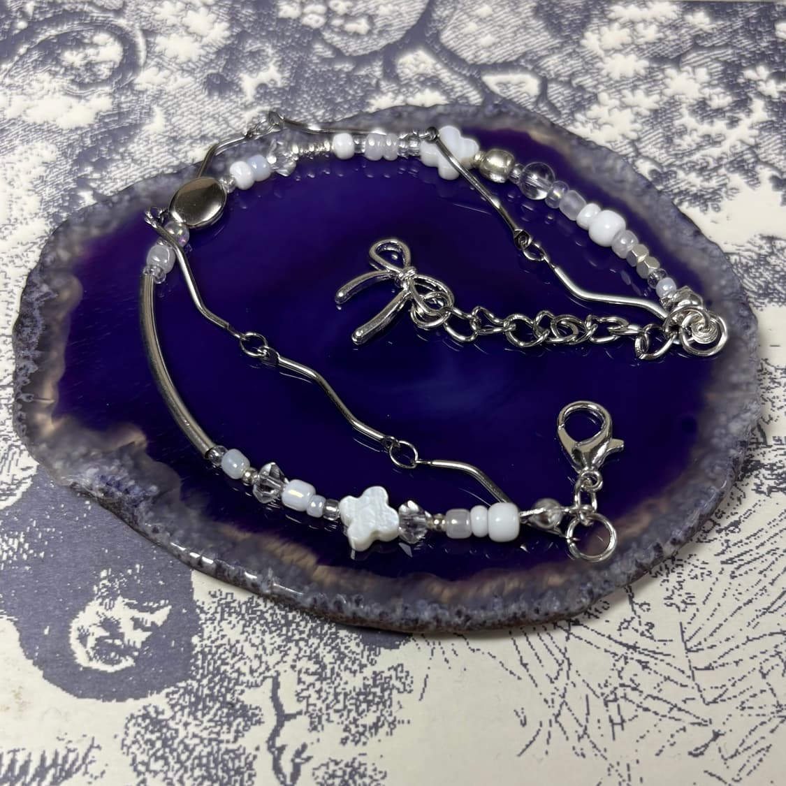 [W] 핸드메이드 비즈 팔찌 Wedding 024 상품이미지8