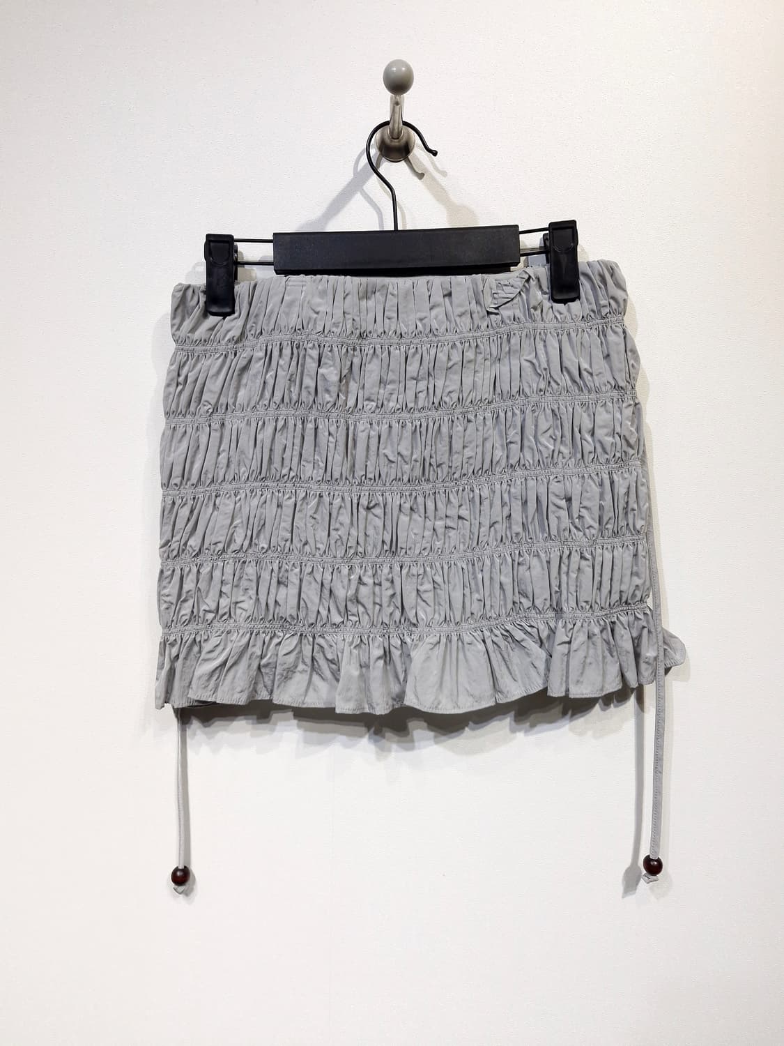 KIJUN 기준 24S/S 스모크드 미니스커트(S) 상품이미지5