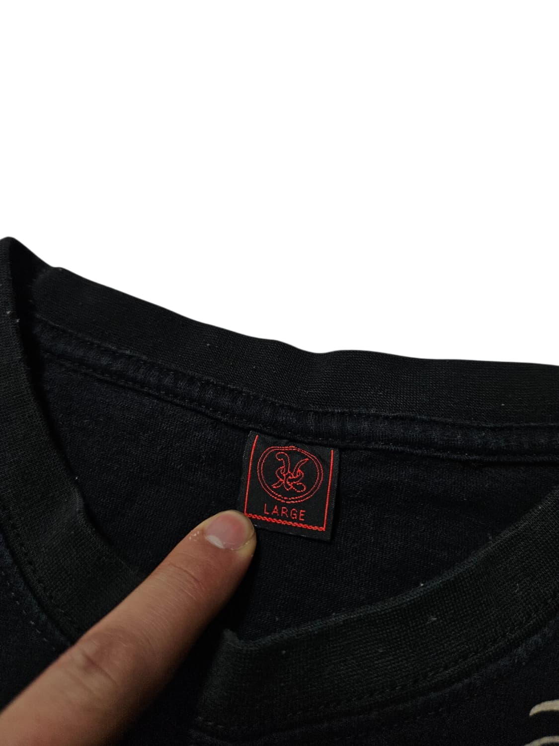 Cropped Heads 오리엔탈 용 드래곤 자수 티셔츠 L 상품이미지3