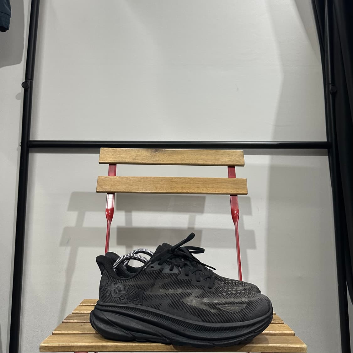 255) 호카운동화 남성 남자 신발 클리프톤9 와이드 블랙 상품이미지1