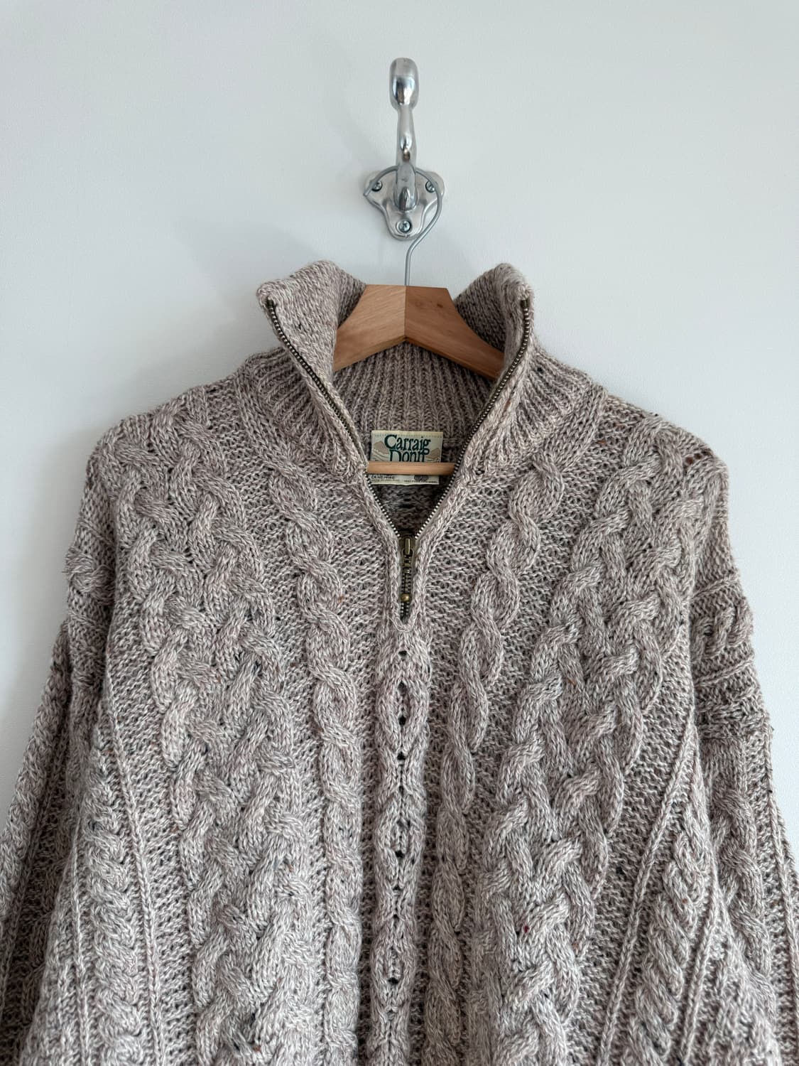 ARAN 헤비울 하프집업 니트(IRELAND) 상품이미지2