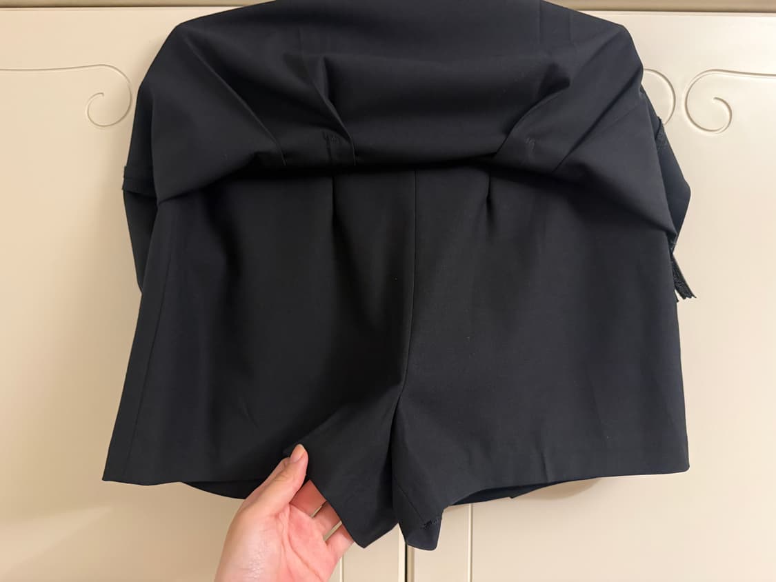 ZARA 블랙 플리츠 미니 스커트 S 상품이미지4