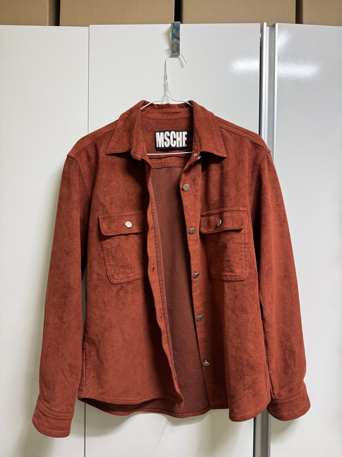 미스치프 스웨이드 셔츠 상품이미지1