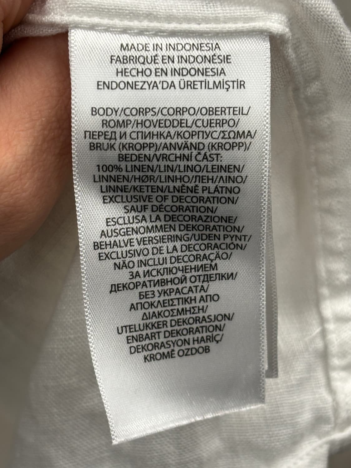 폴로 랄프로렌 화이트 셔츠 M 상품이미지6