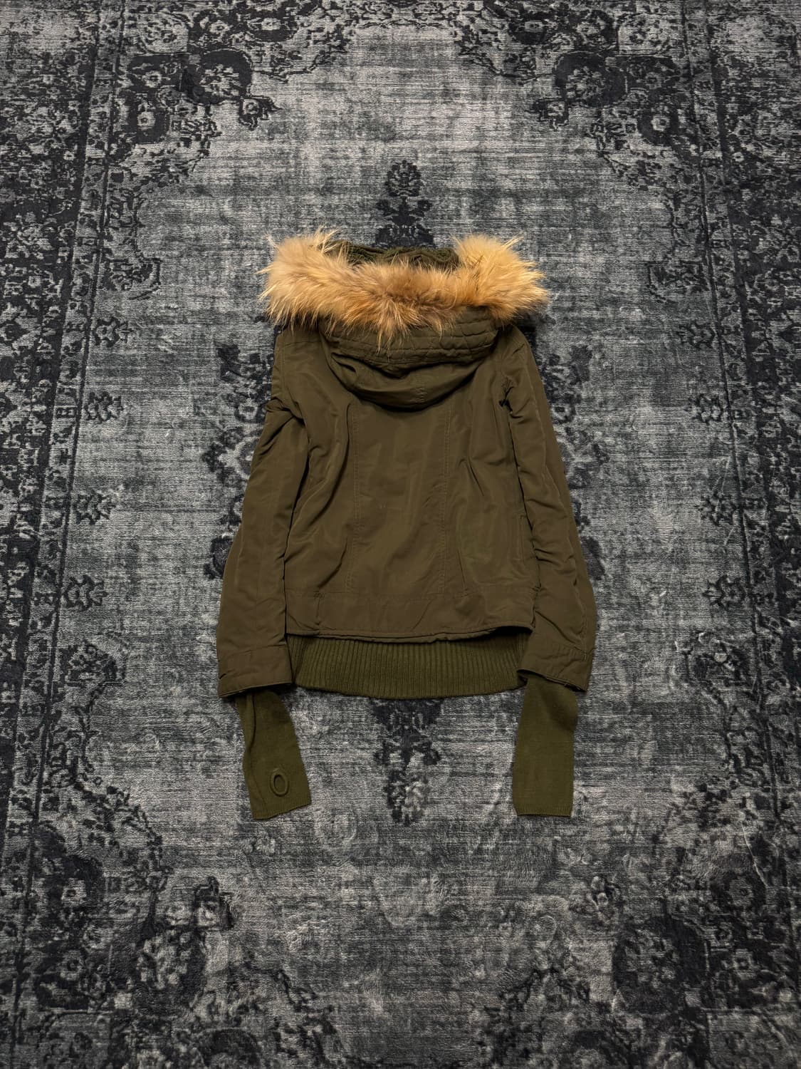 Sly 00s archive trimming fur military ja 상품이미지6