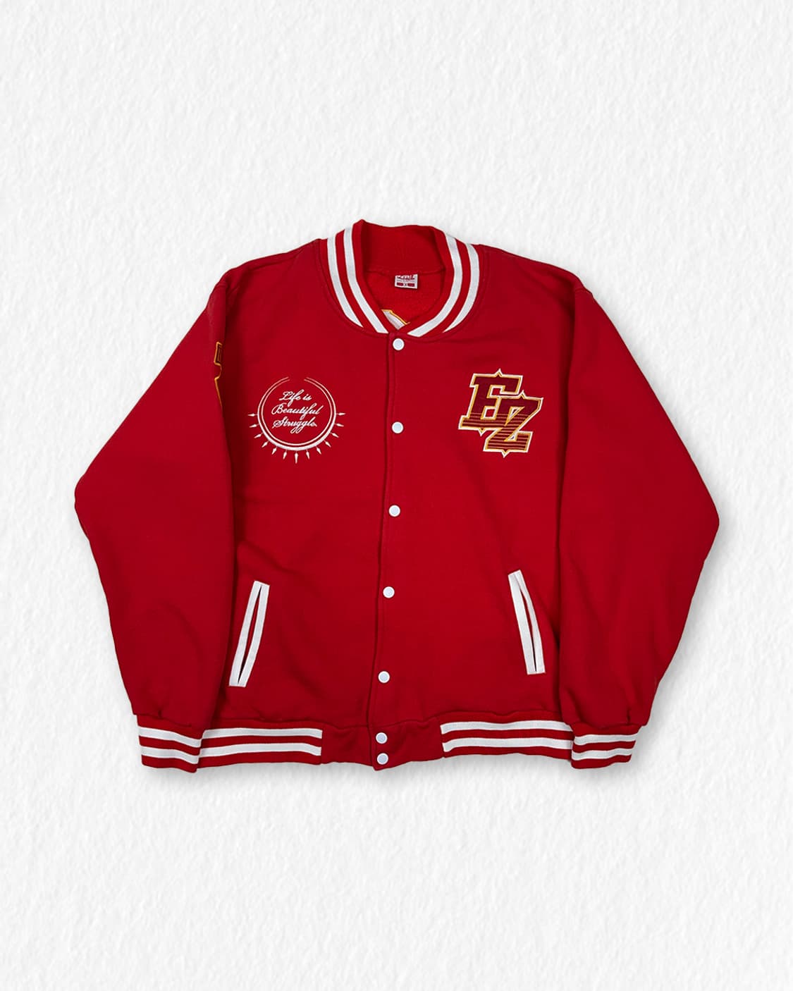 FP142 기모 바시티 자켓 상품이미지1