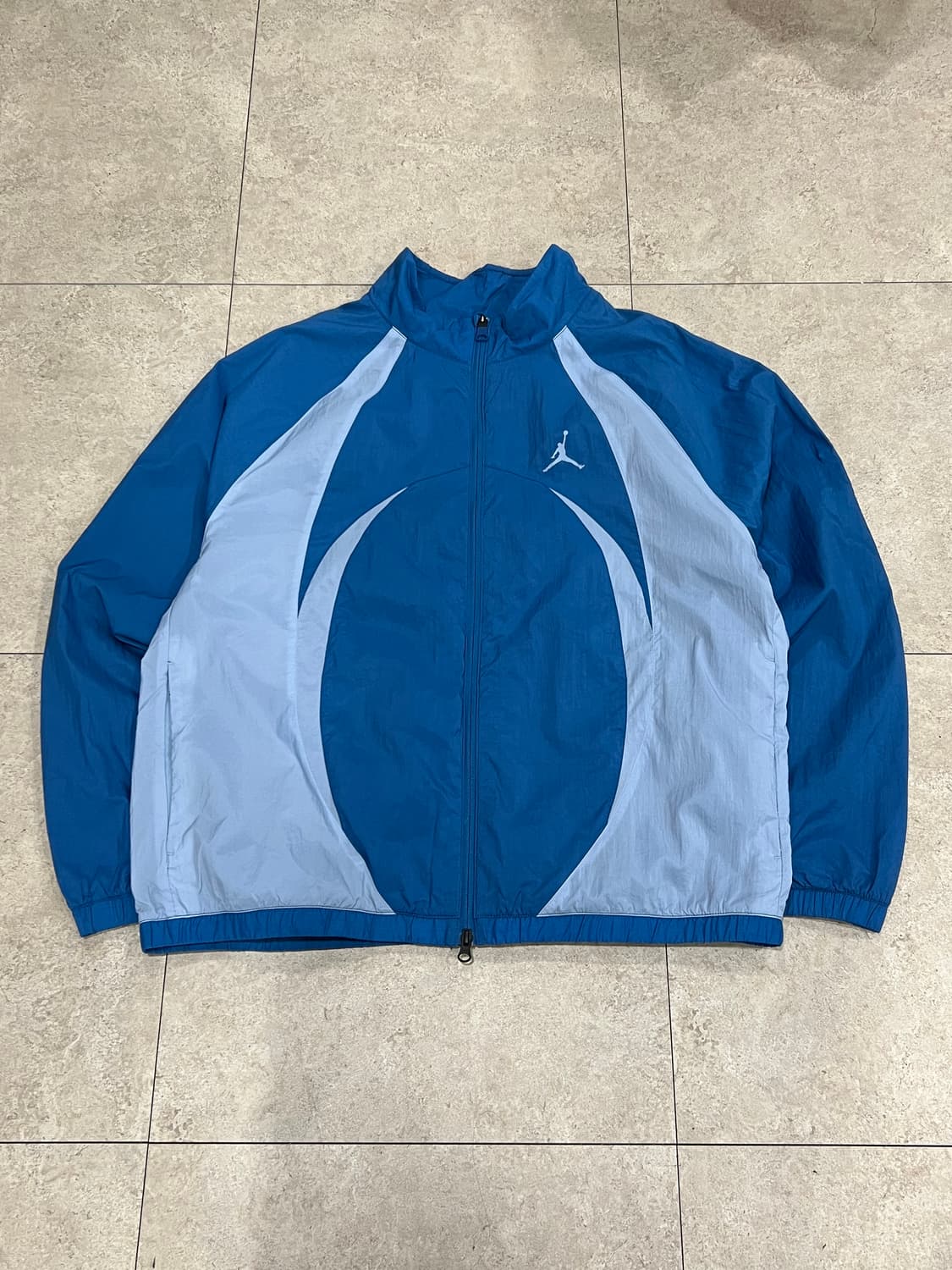 (3XL) 조던 스포츠 잼 웜업 자켓 인더스트리얼 블루 블루 그레이 상품이미지2