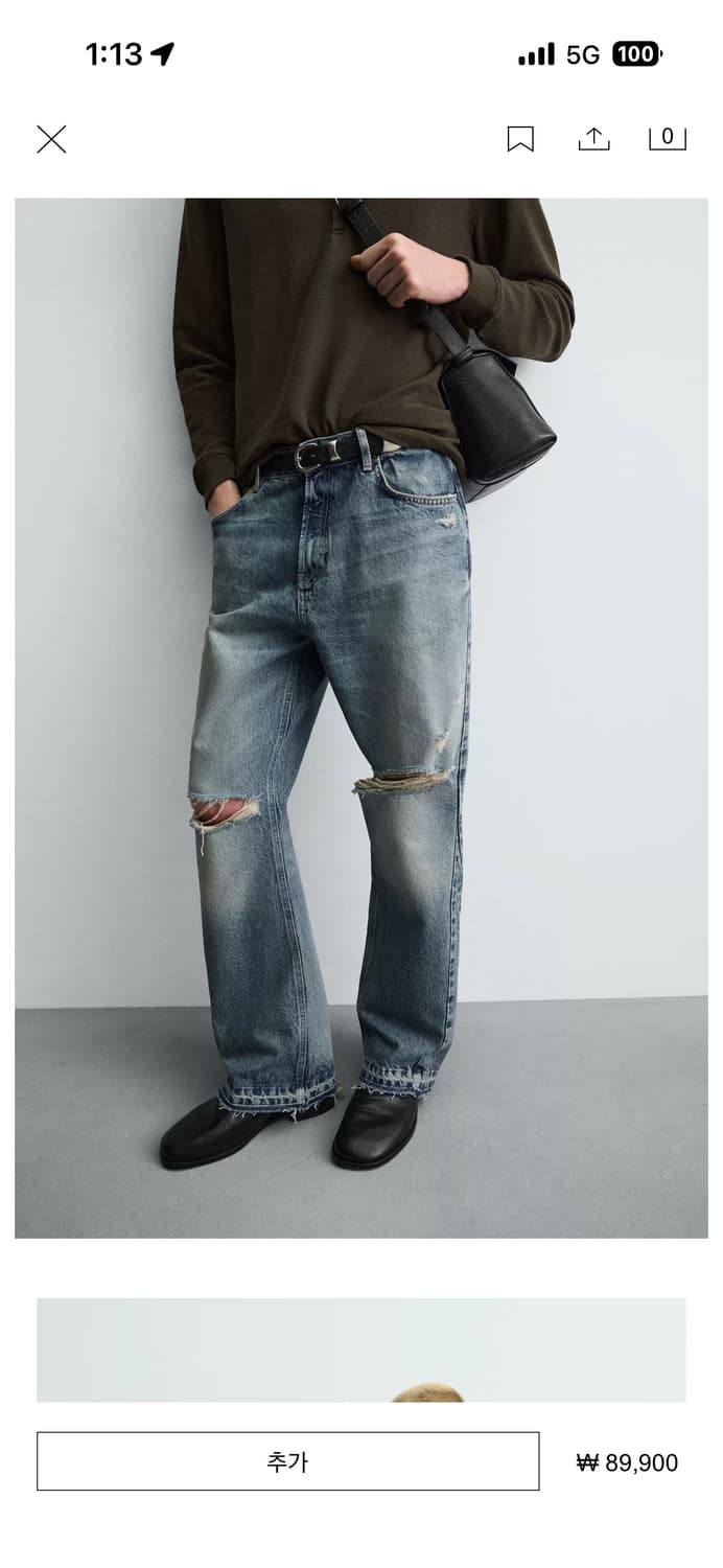 자라 찢청 32사이즈 상품이미지3