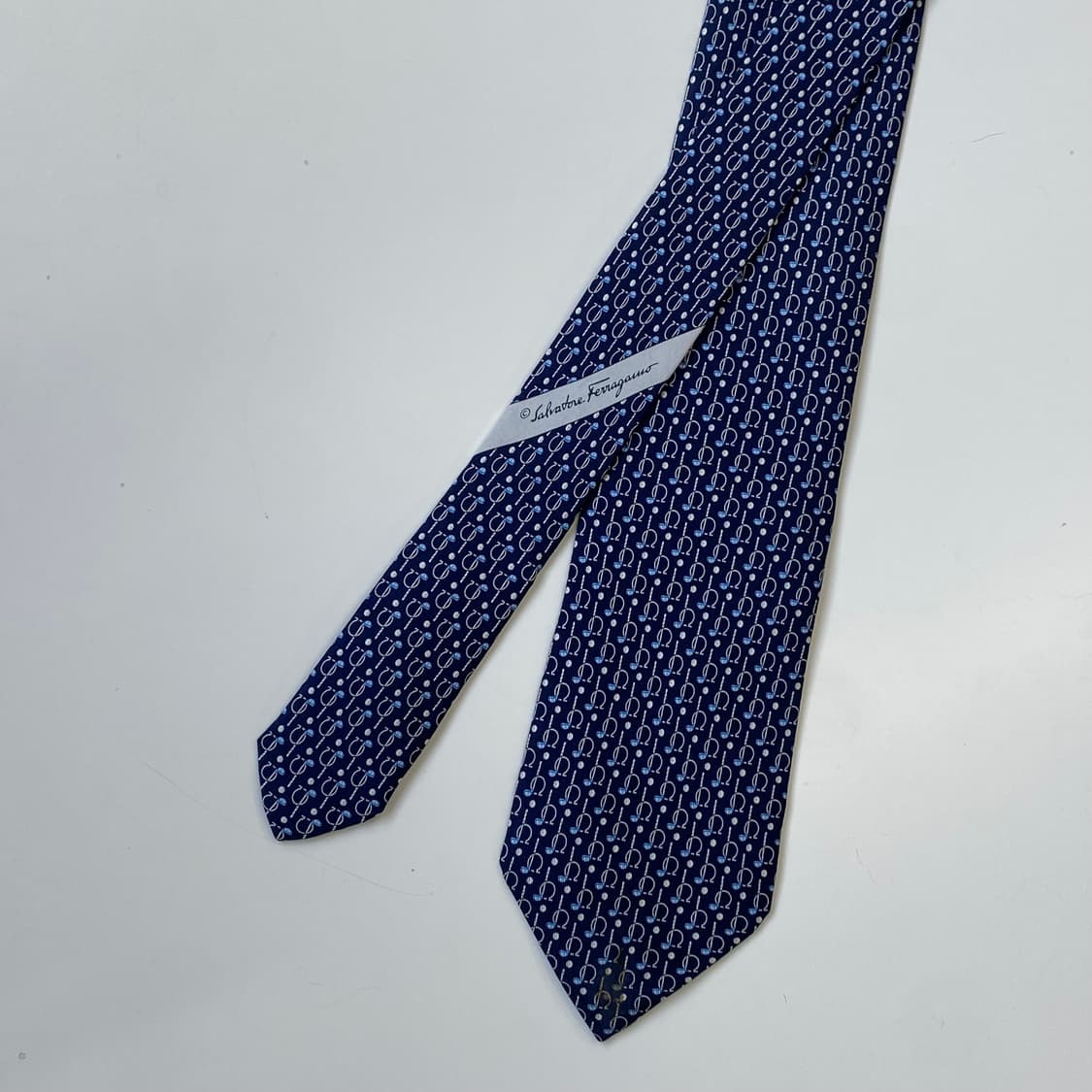 신형 페레가모(Ferragamo)  모노그램 명품 정품 넥타이 상품이미지1