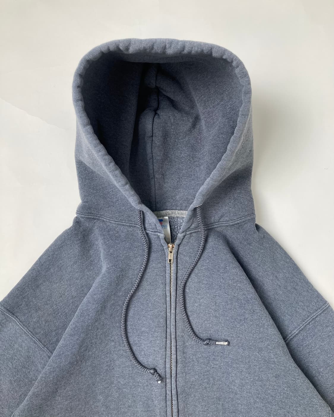 00s Russell Zip Up Hoodie (grey) 상품이미지6