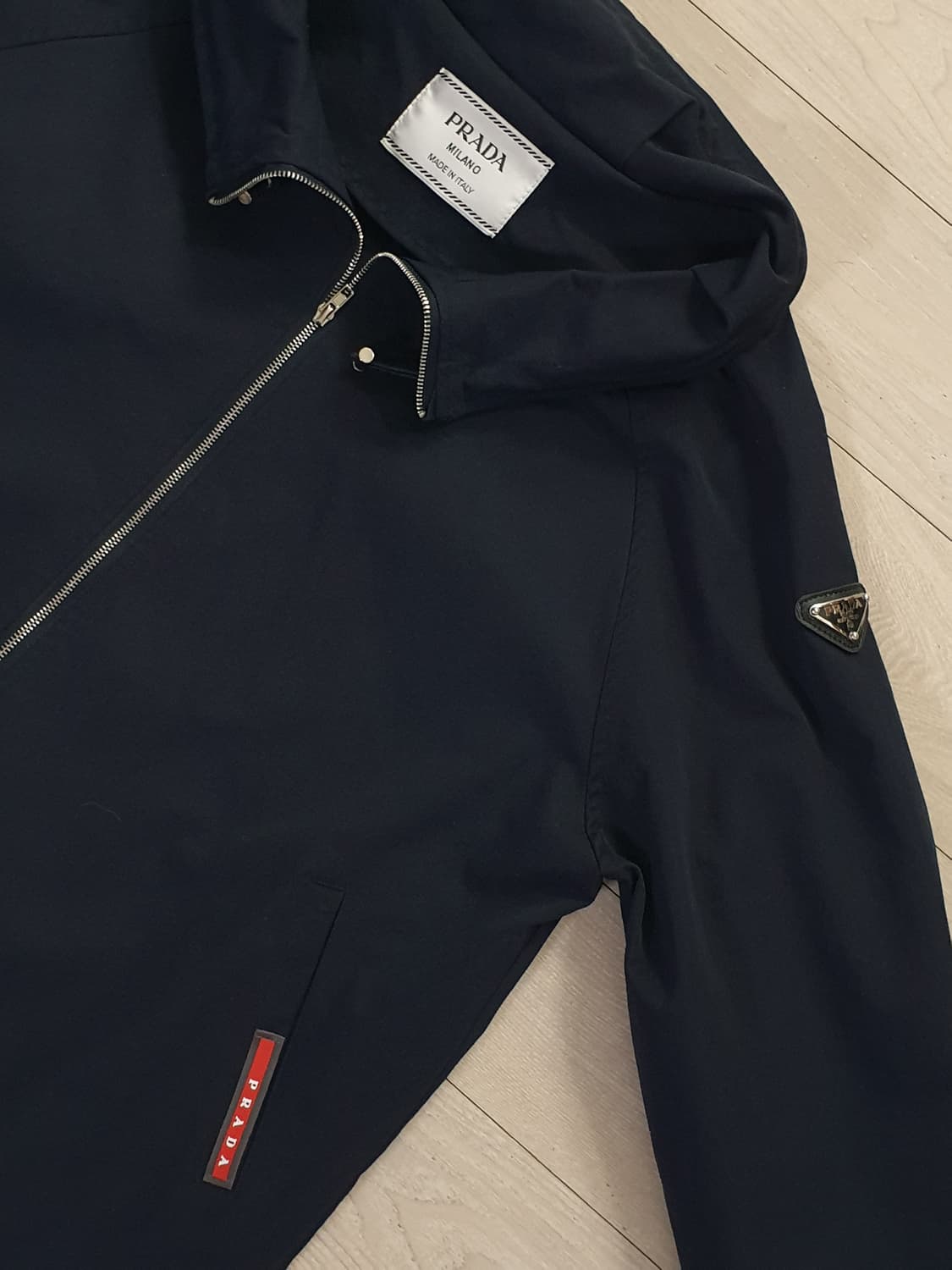 프라다 여성 블루종 바람막이 자켓 준 새상품✅️ 상품이미지4