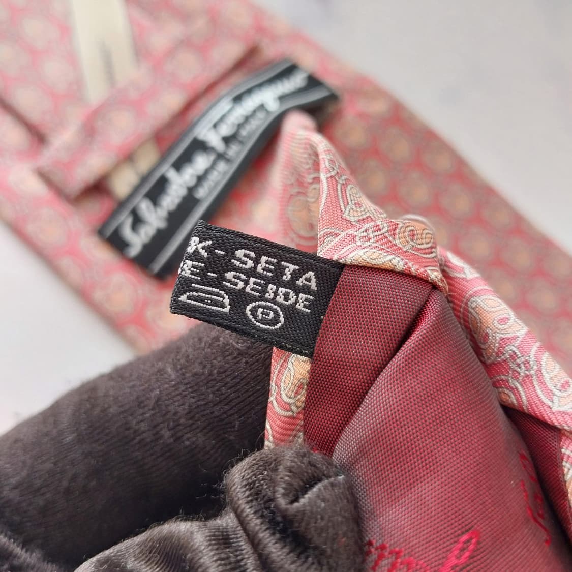 살바토레 페라가모 실크 여우 모티브 넥타이 9cm A+등급 k2019 상품이미지9