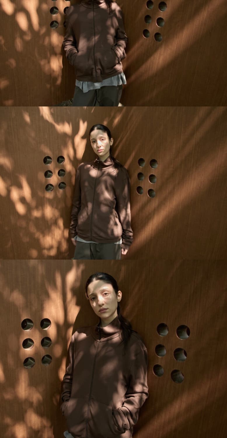 머듈 넥집업 브라운 2사이즈 상품이미지2