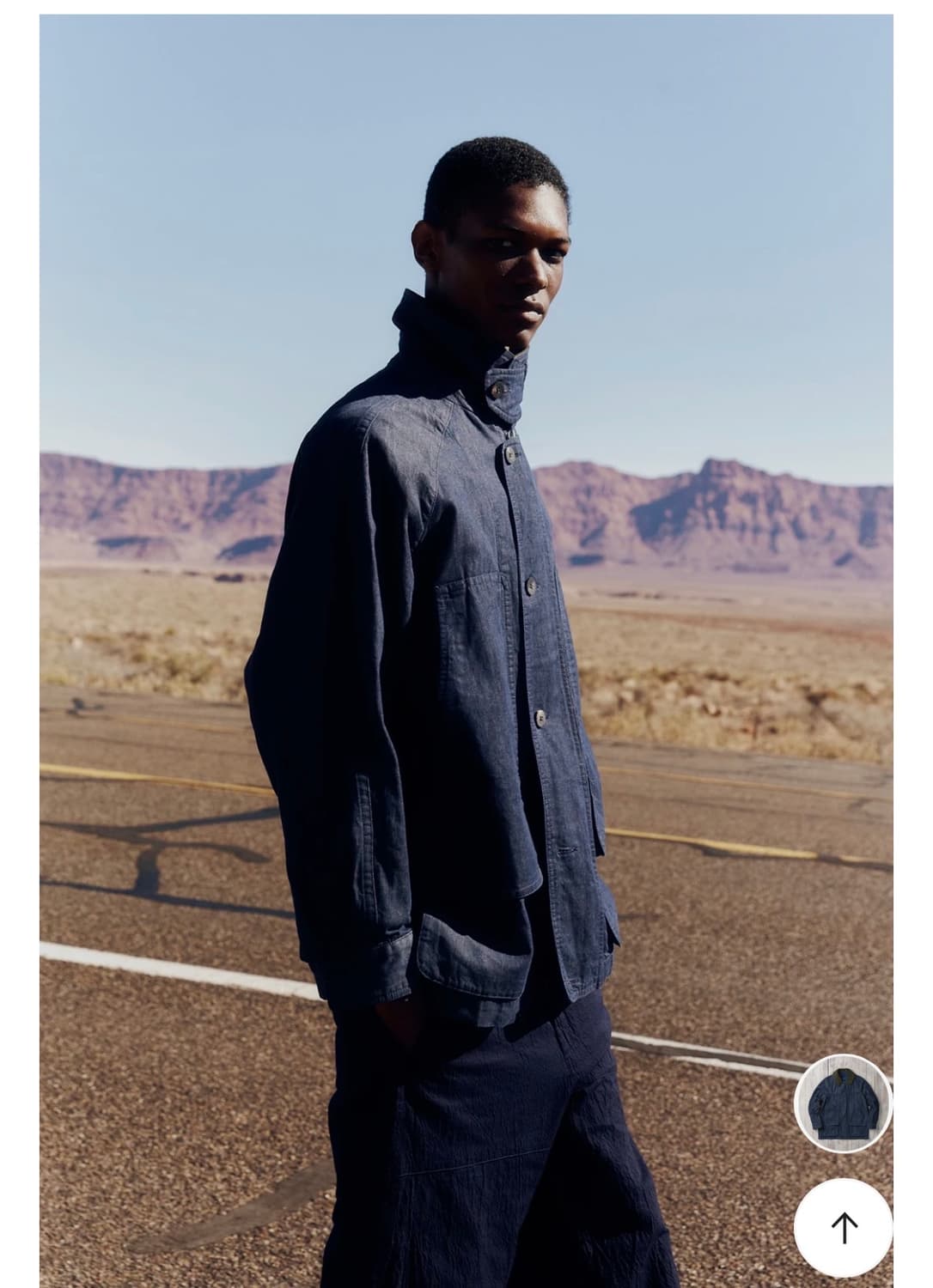 FFC x DOCUMENT 헨리코튼 워시드 데님 필드 자켓 상품이미지3