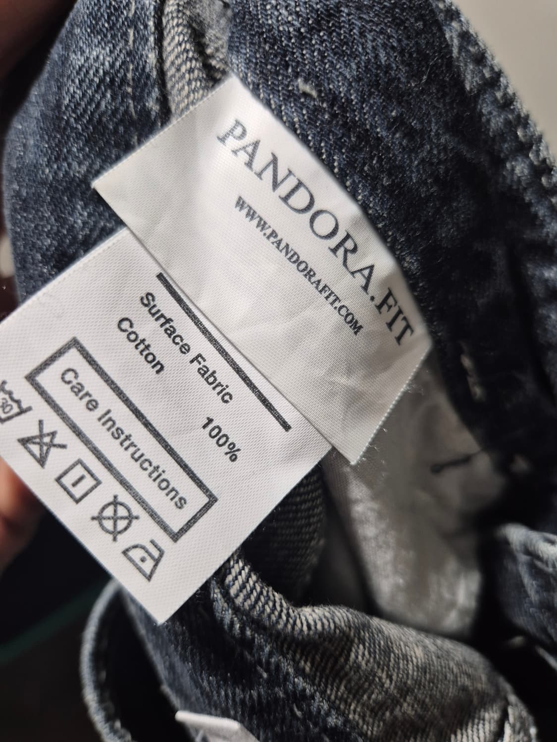 [미사용]판도라핏 빈티지 와이드핏 데님청바지 Women 상품이미지4