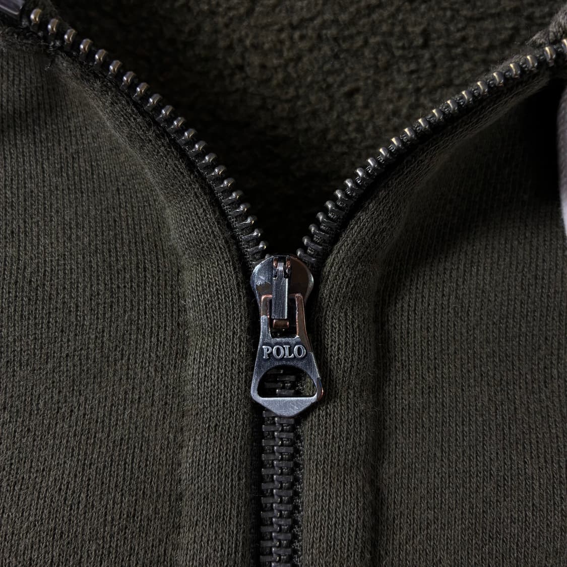 Polo  폴로 랄프로렌 자수 코튼 카키 후드집업  상품이미지4
