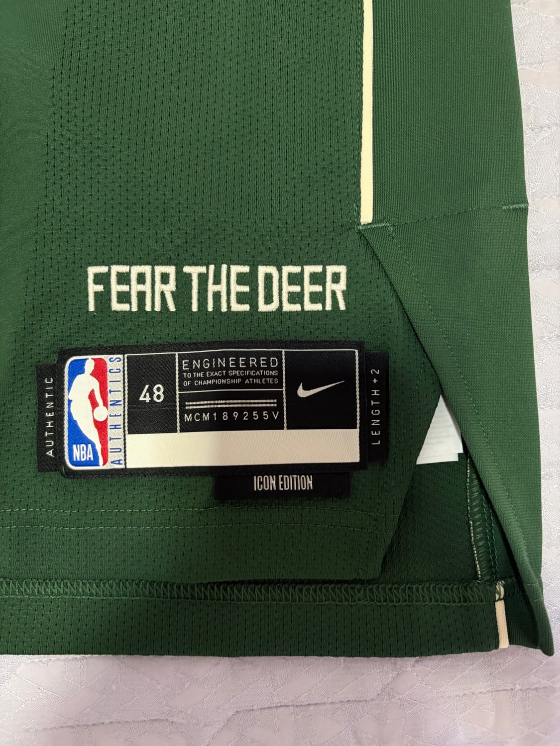 NBA 밀워키 벅스 야니스 아데토쿤보 어센틱 스윙맨 져지 상품이미지7