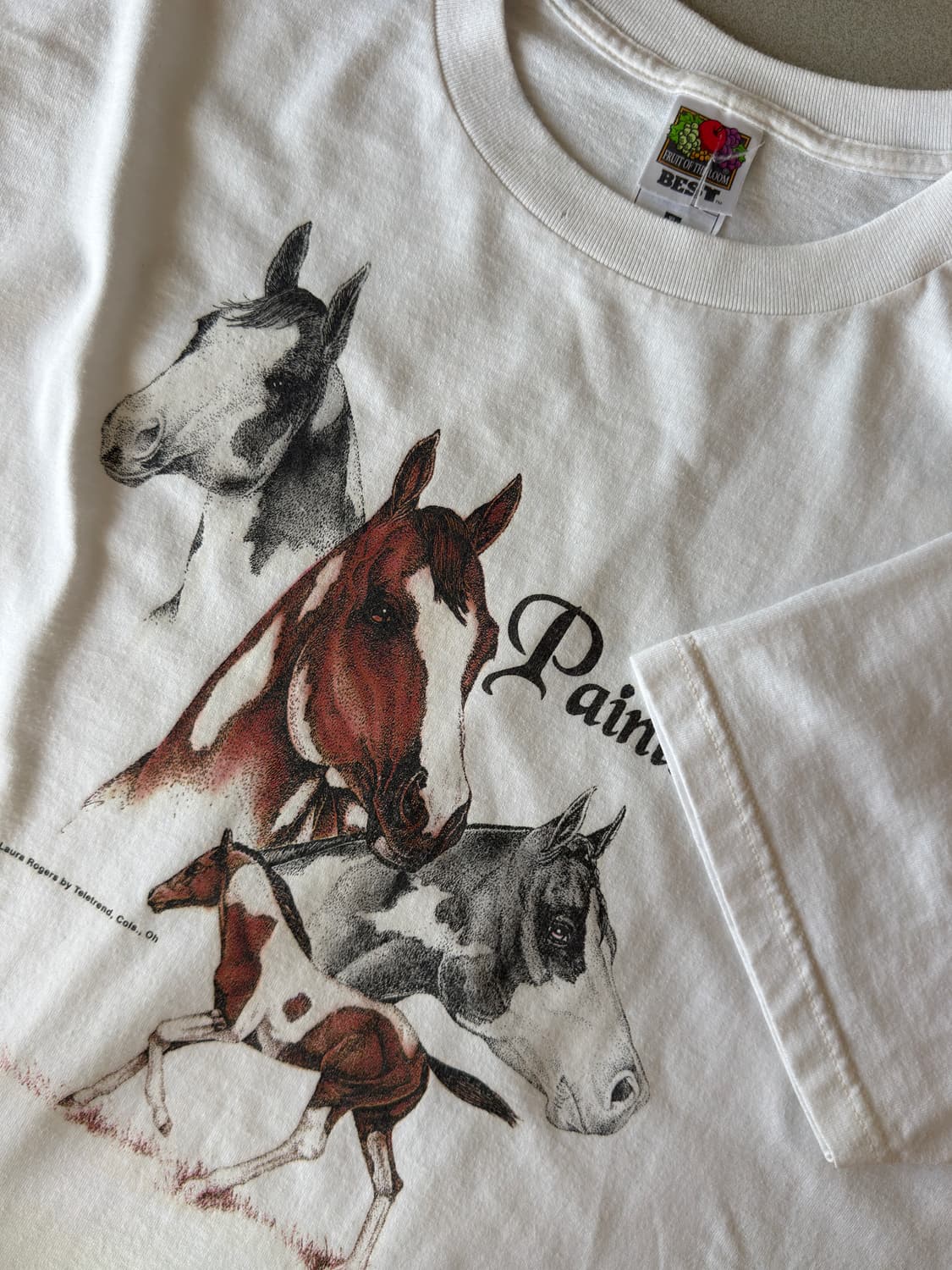 90s american paints horse 빈티지 티셔츠 상품이미지4