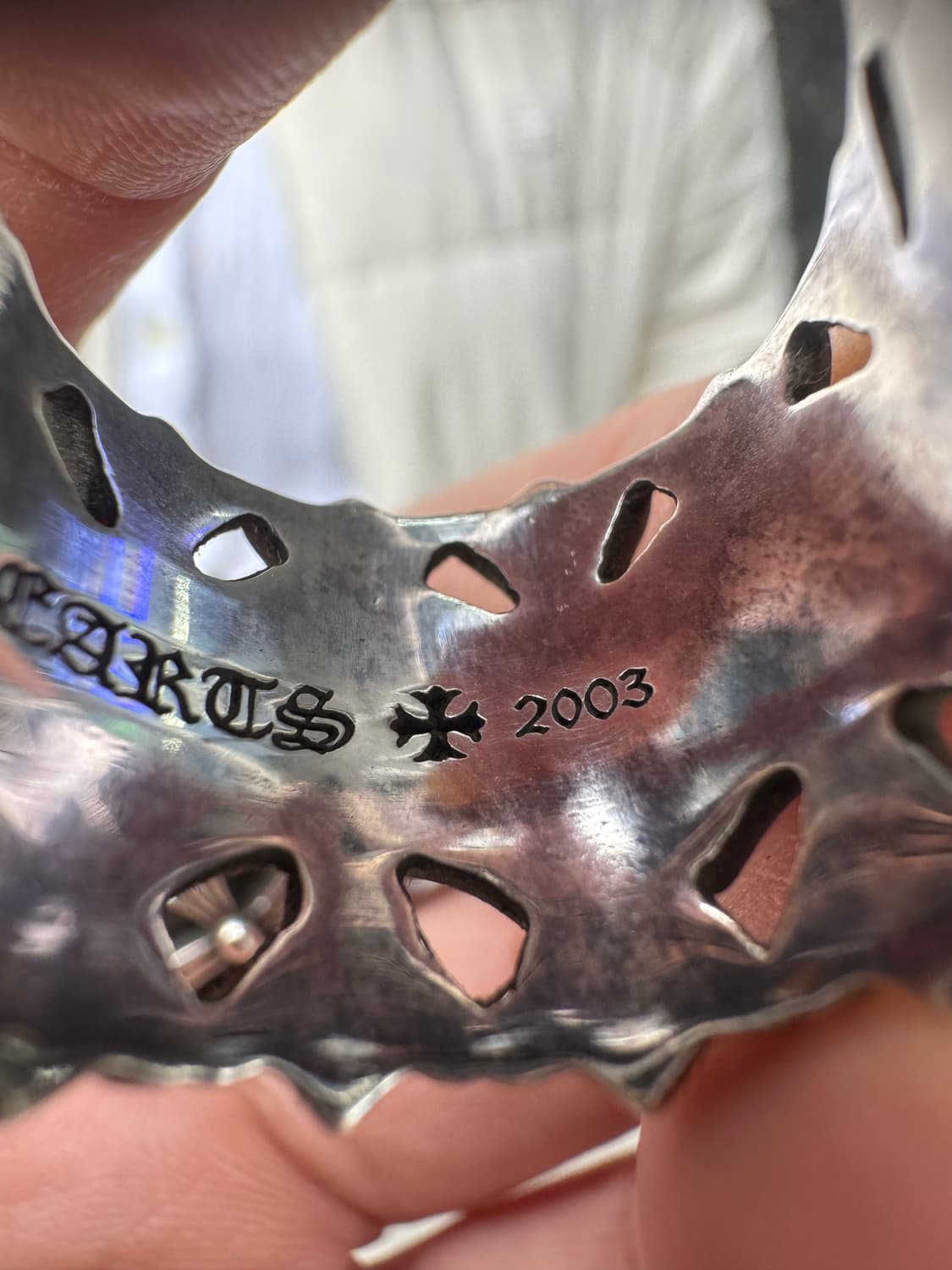 정품 크롬하츠 세메터리링 us9 상품이미지6