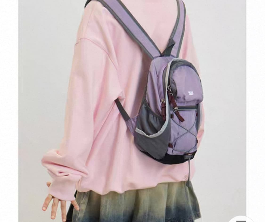 Crying Center 미니 백팩 라벤더 상품이미지3