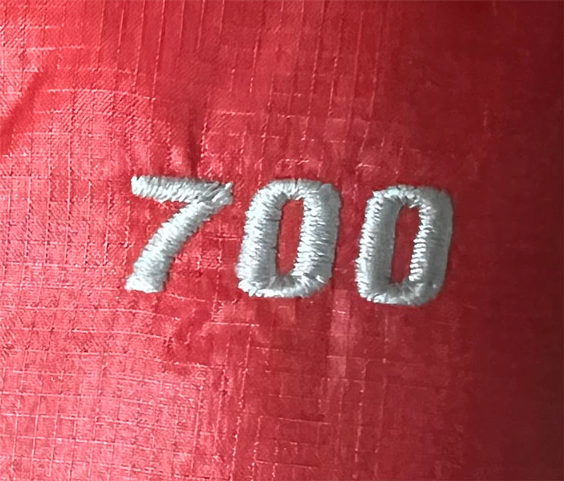 노스페이스700 남자 눕시패딩 구스 빨검 95-100  상품이미지5