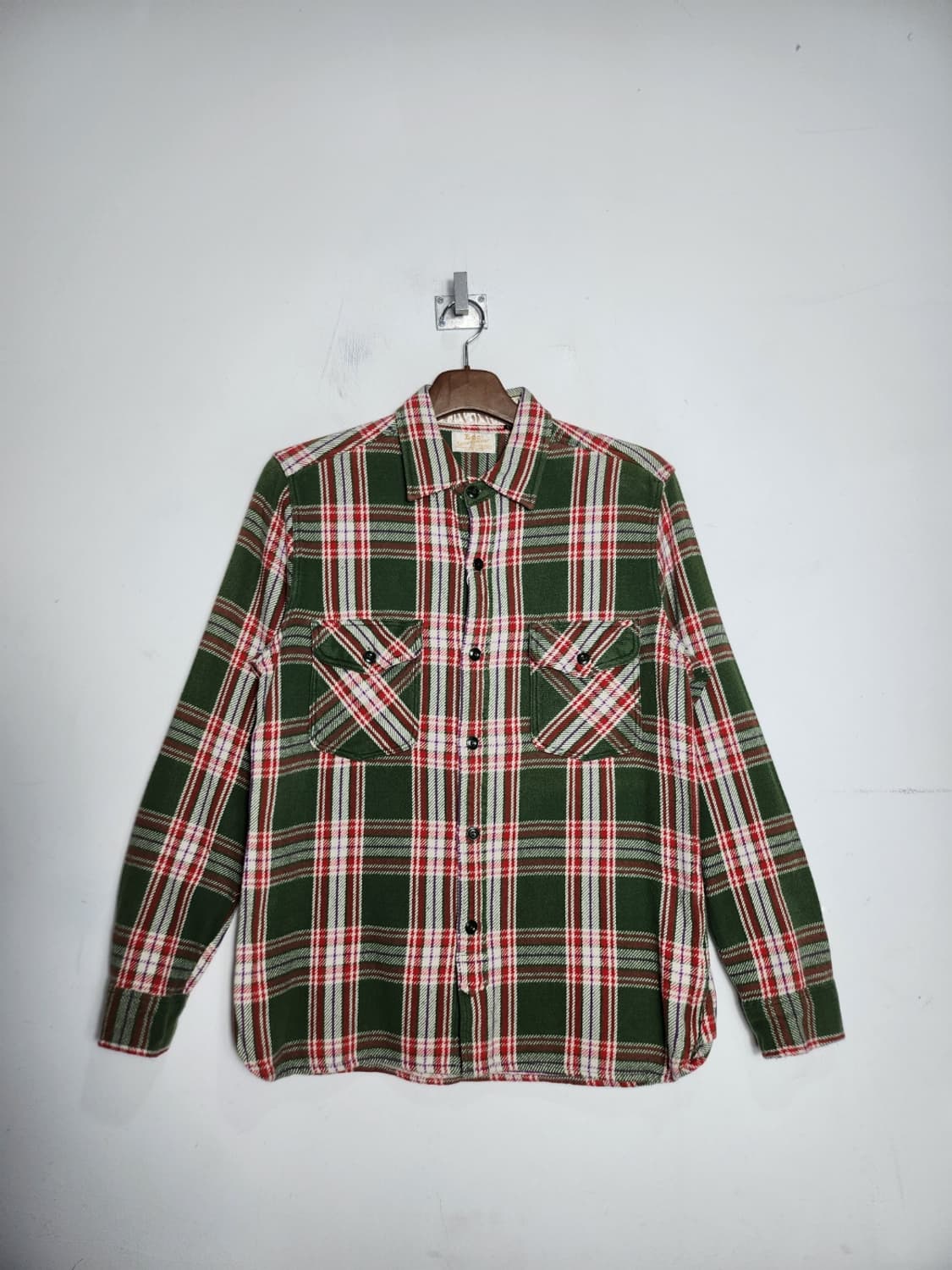 L 리 스포츠웨어 플란넬 체크셔츠 상품이미지1