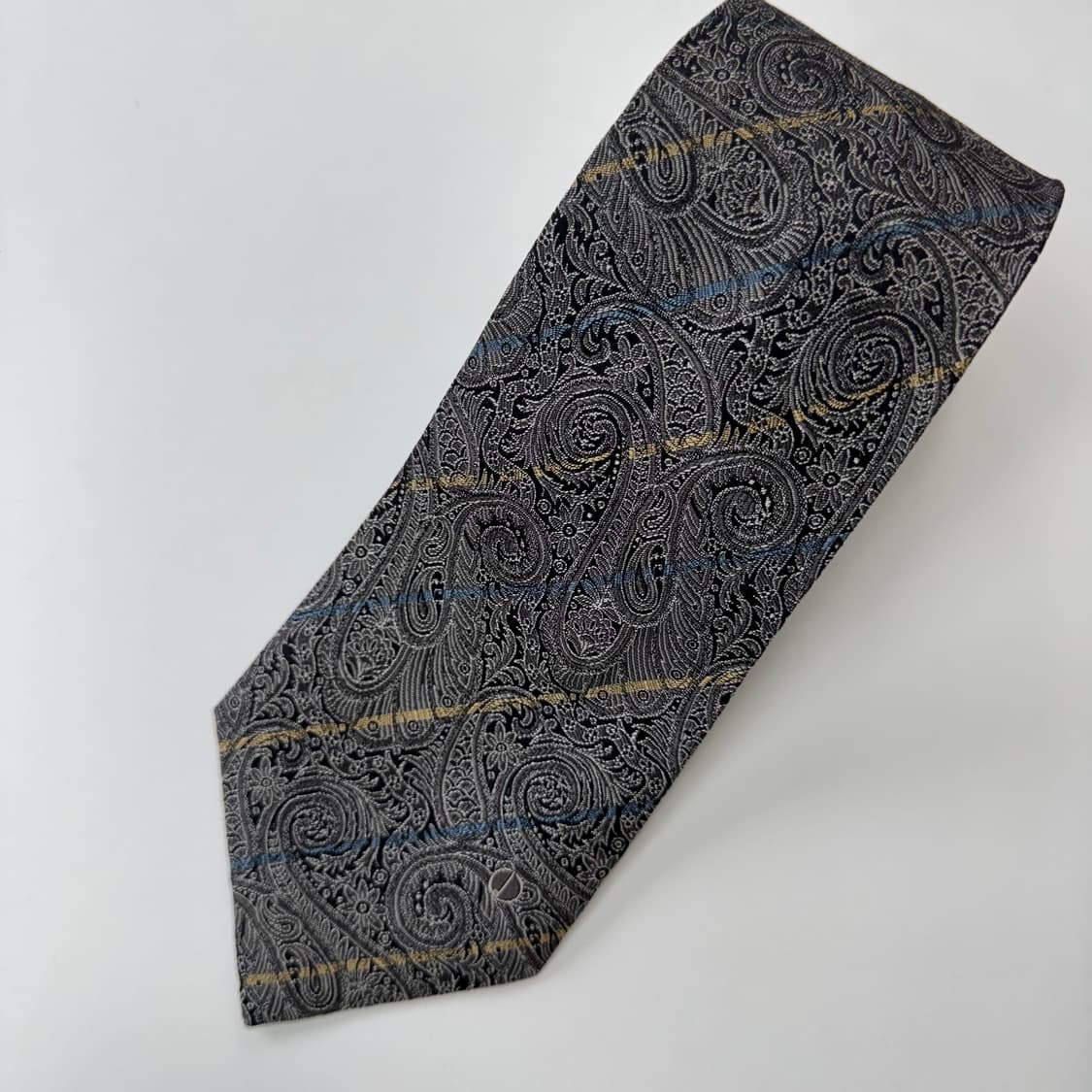 던힐(dunhill) 명품 정품 페이즐리 넥타이 8.7cm 상품이미지5