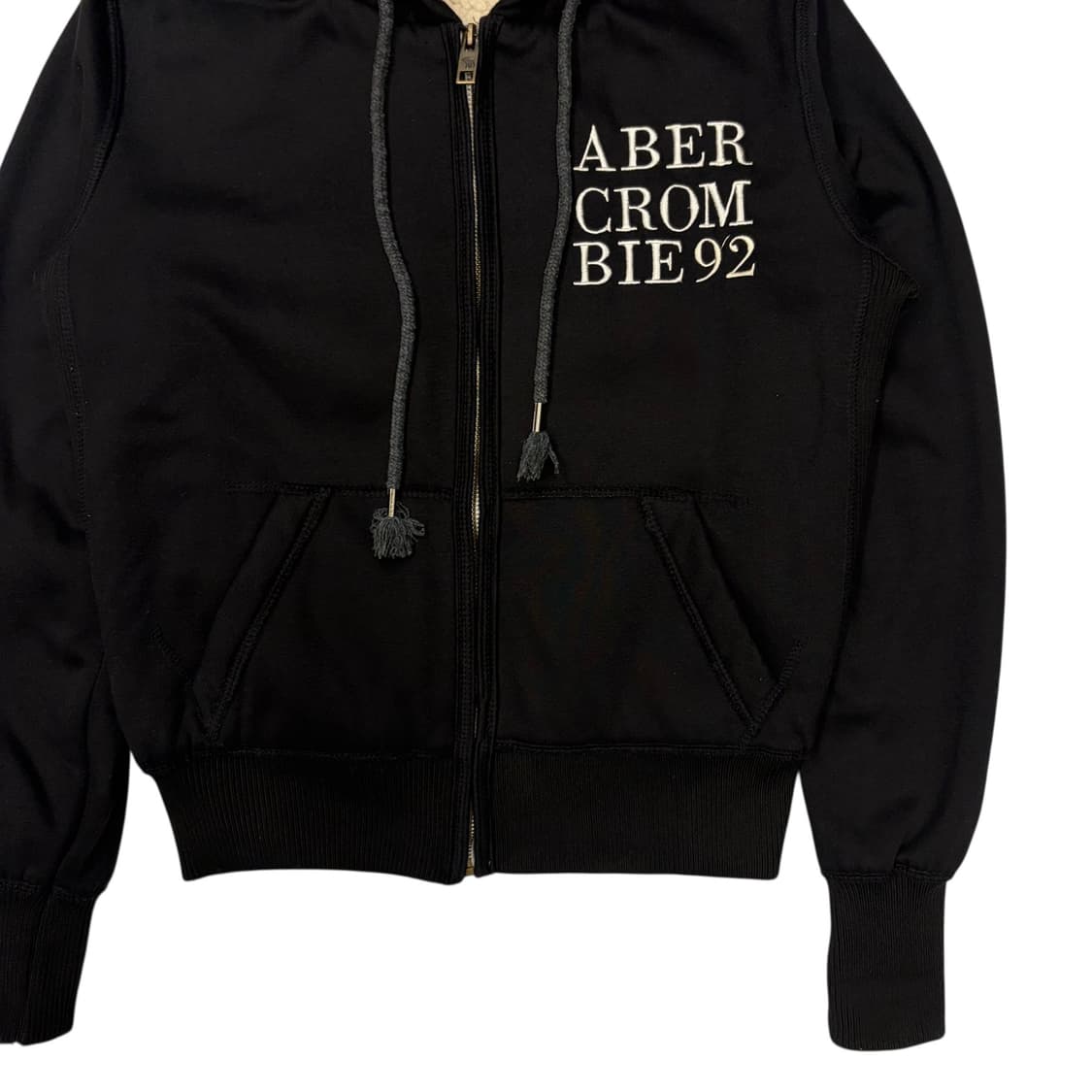 아베크롬비 y2k 블랙 후드집업 L 상품이미지3