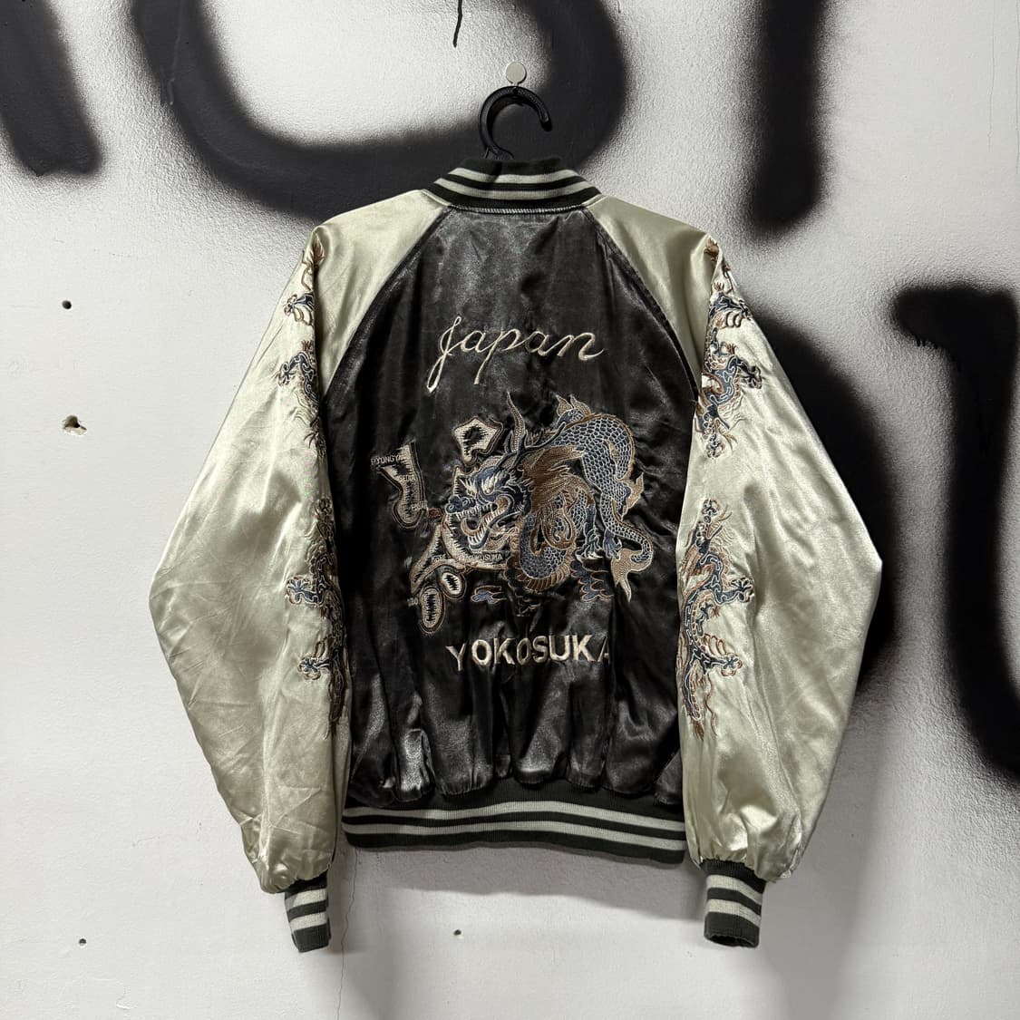 대장급 카라쿠리맛 재패니즈 오리엔탈 풀 자수 퀼팅 스카잔 자켓 상품이미지2