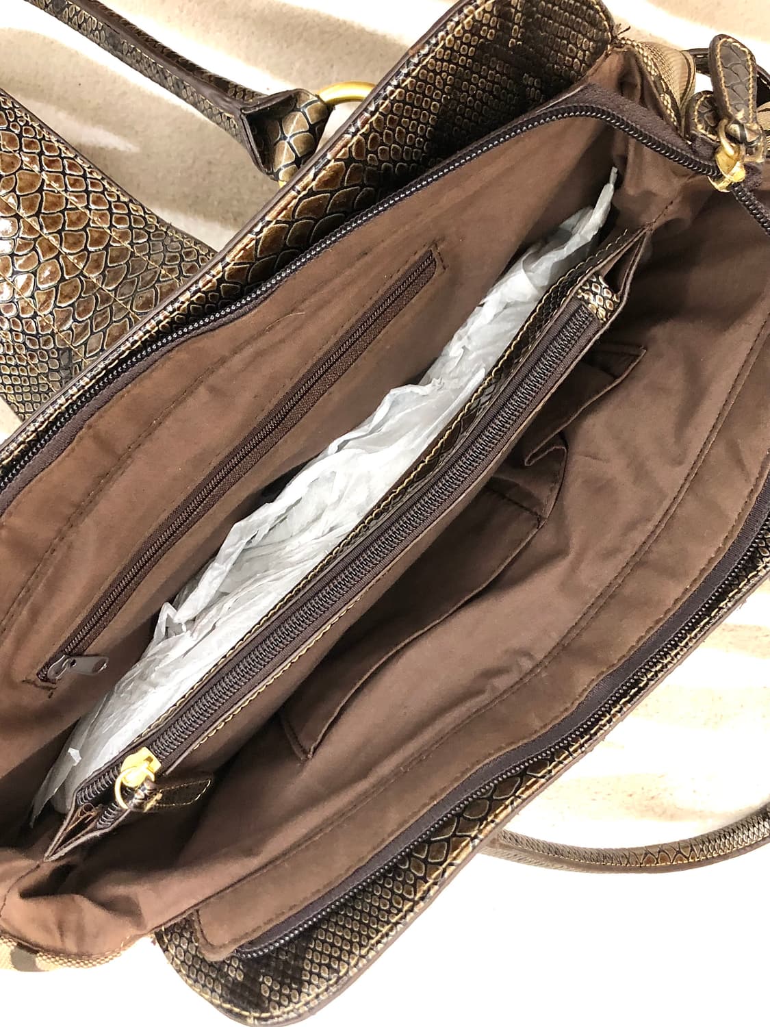 00s 오네갸루 금장 뱀피 숄더백 가방 빈티지 와투케 니혼진 갸루 히메 상품이미지5