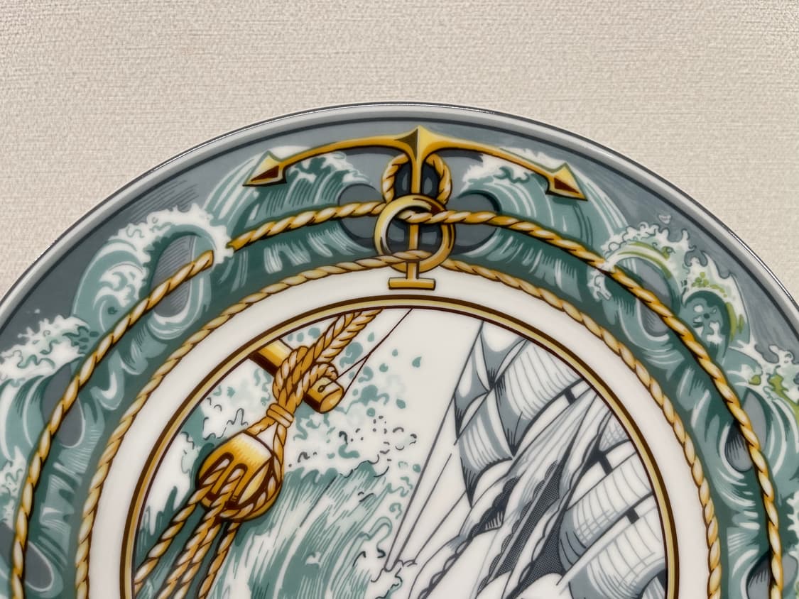 에르메스 패치워크 플레이트 블루 1P HERMES 상품이미지4