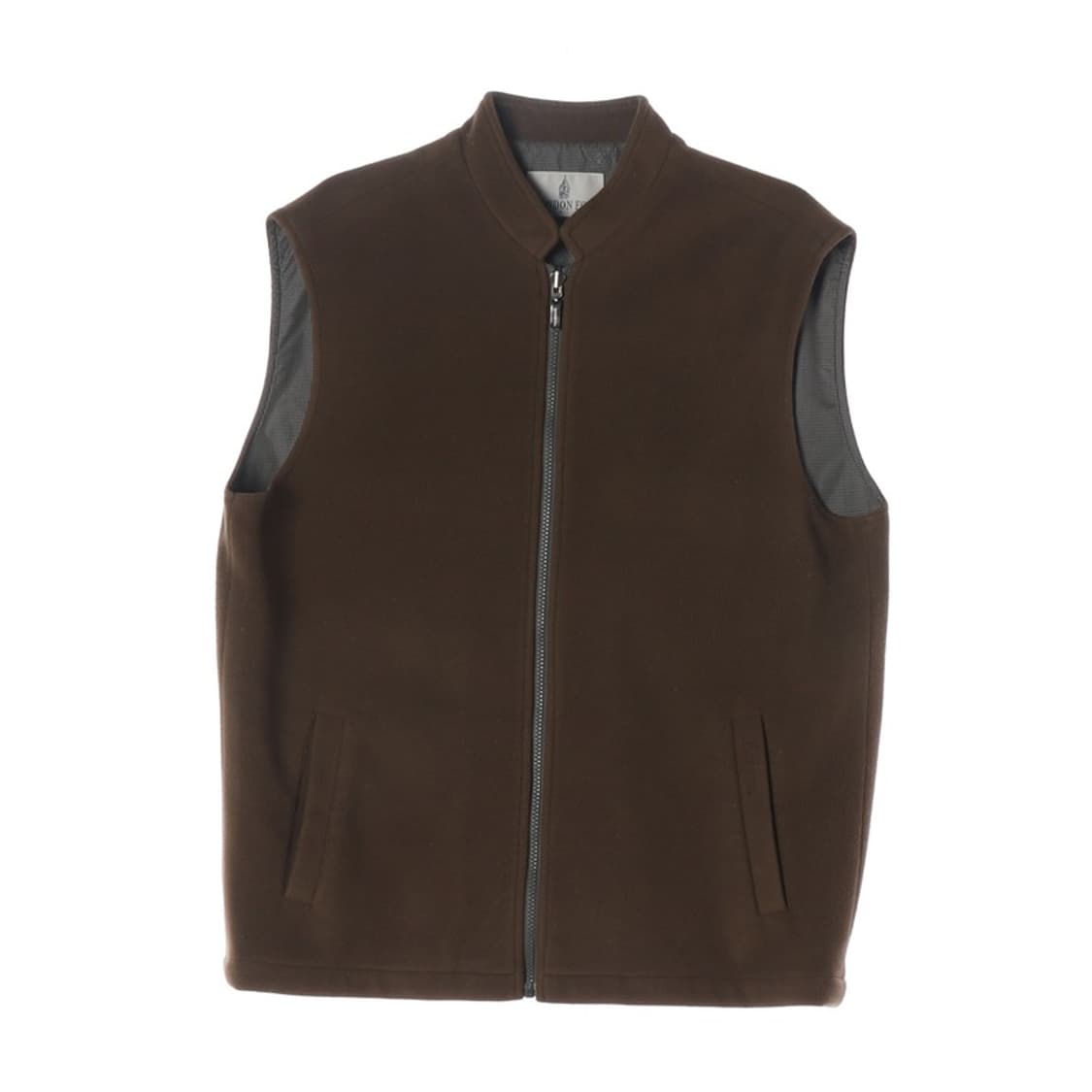런던포그 빈티지 모카 브라운 지퍼 업 베스트 F 상품이미지1