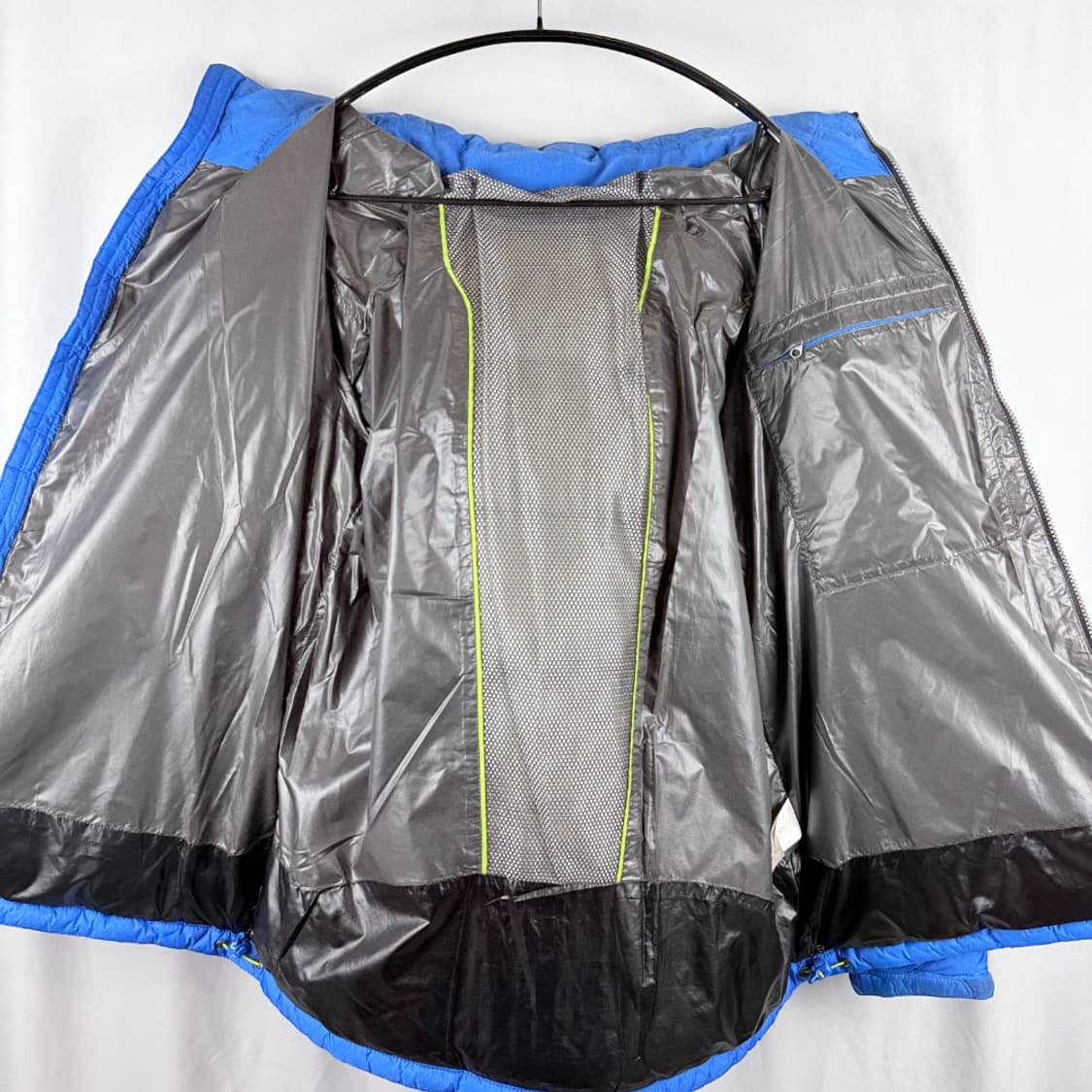 (105) 밀레 800필 윈드스토퍼 구스다운 패딩 블루 상품이미지8