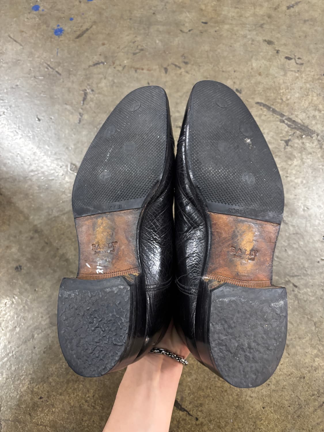 BALLY 악어 패턴 옥스포드 슈즈 260 상품이미지7