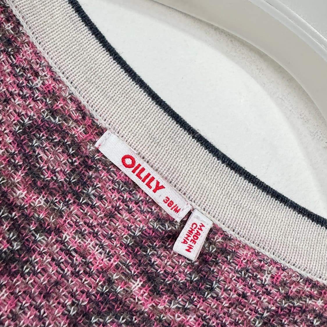 오일릴리 스트라이프 패턴 롱 가디건 상품이미지2