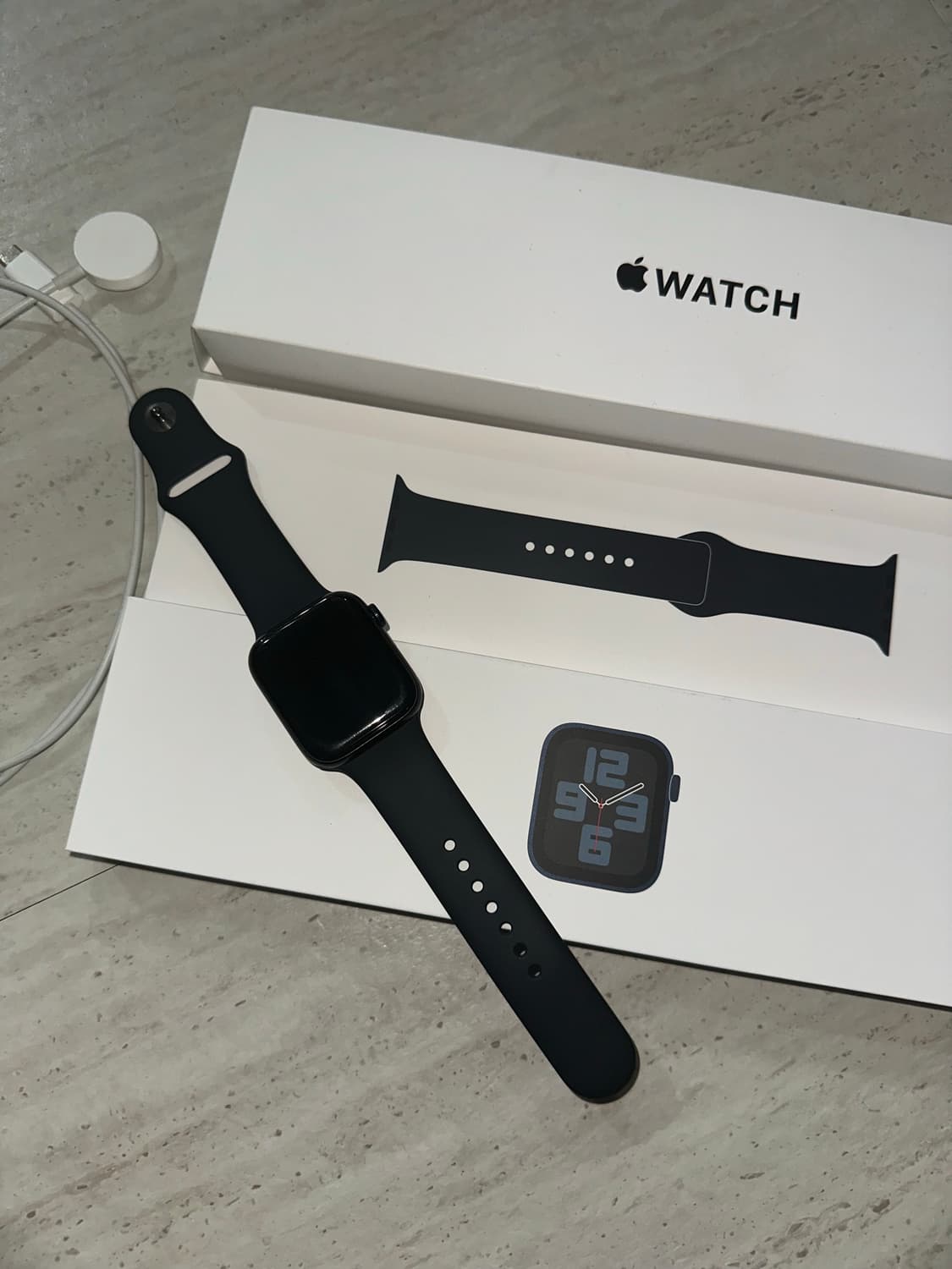 애플워치 se2 44mm 미드나이트 배터리 효율 100% 상품이미지1