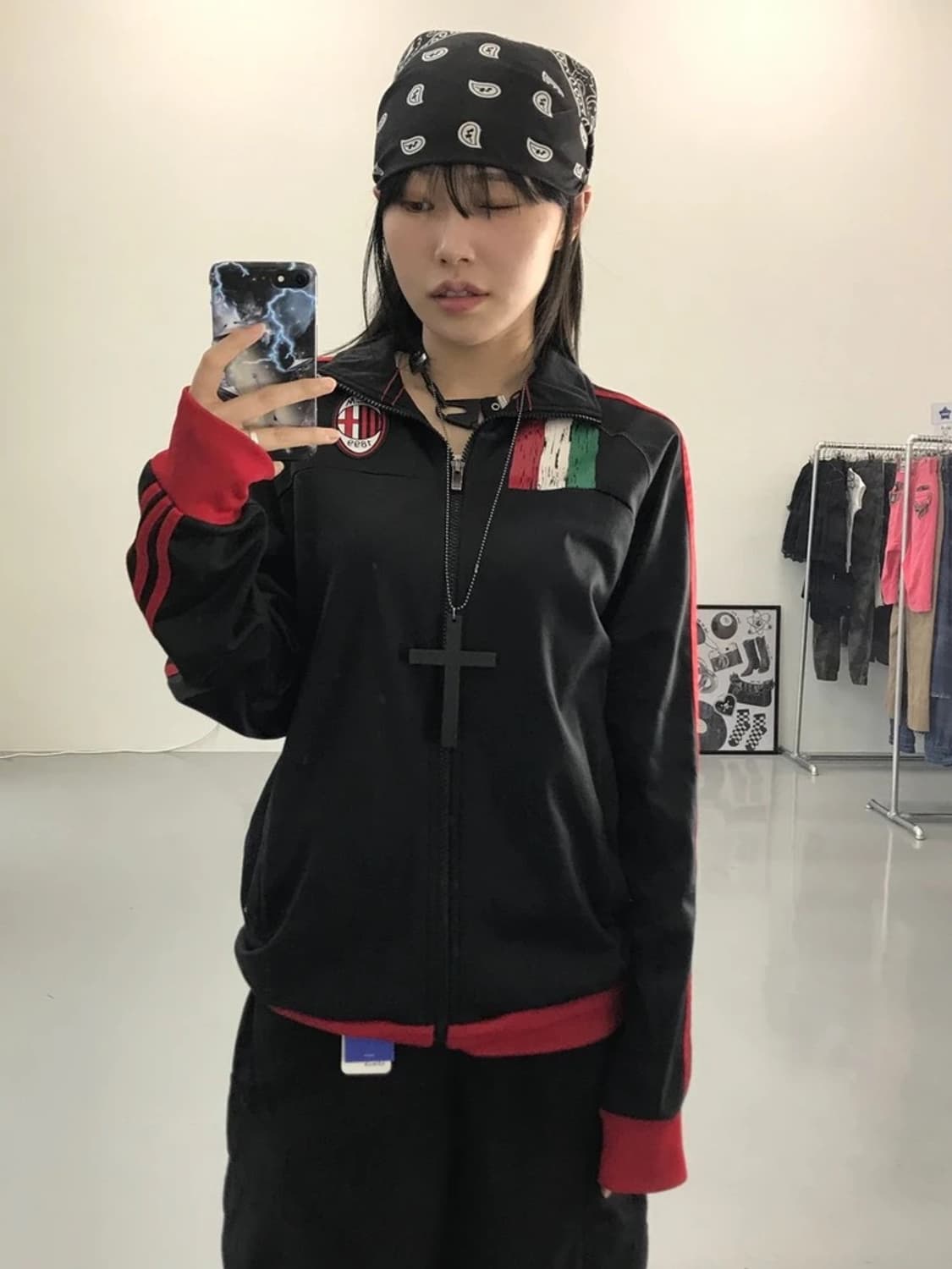 아디다스 AC밀란 트랙탑 져지 상품이미지3