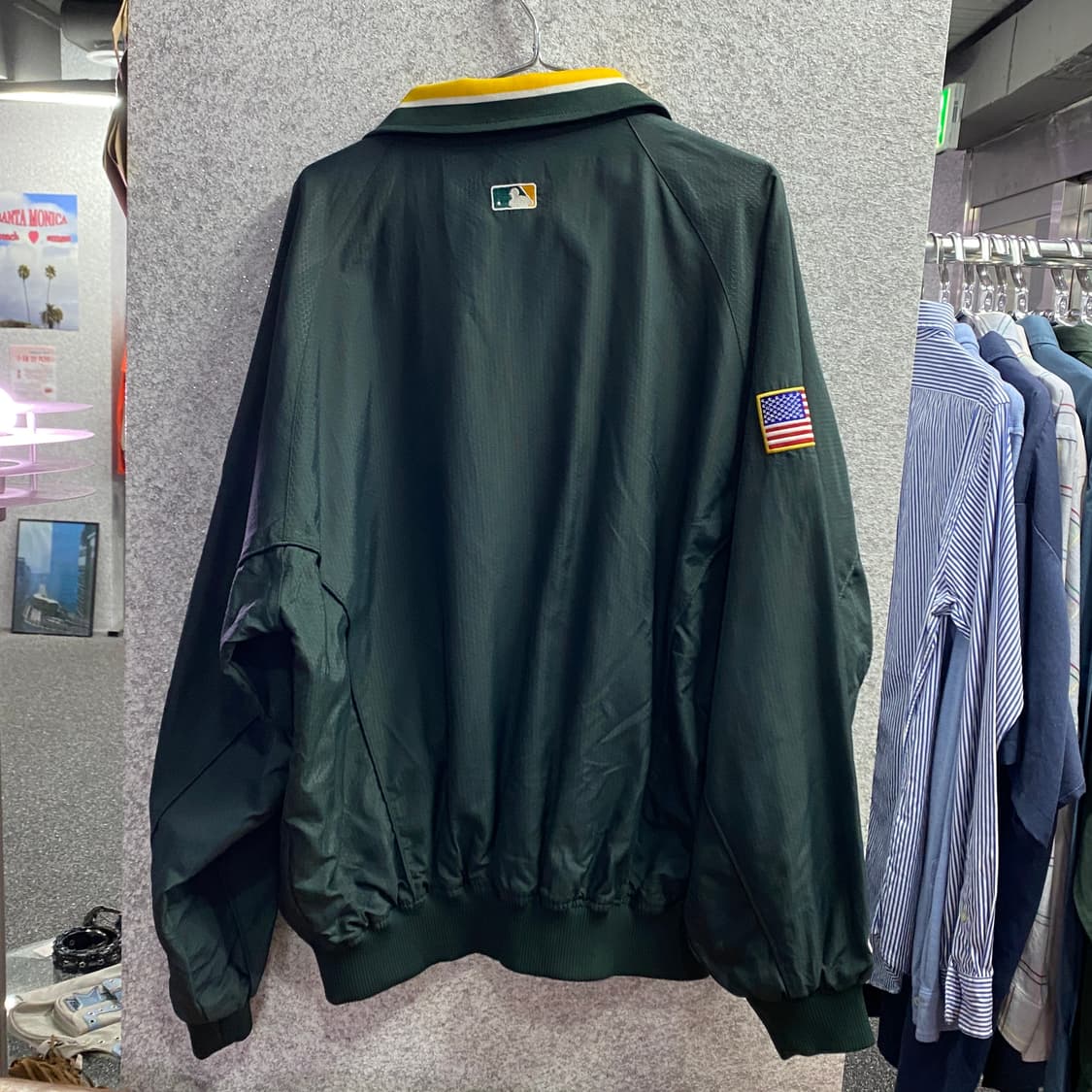 마제스틱 오클랜드 애슬레틱스 덕아웃 재킷 B3955 상품이미지4