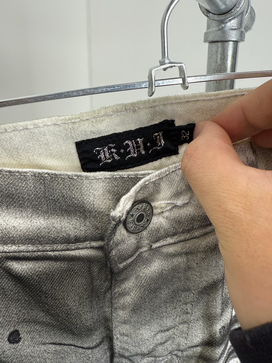 KHI Spray Painting Wrinkle Denim  상품이미지6