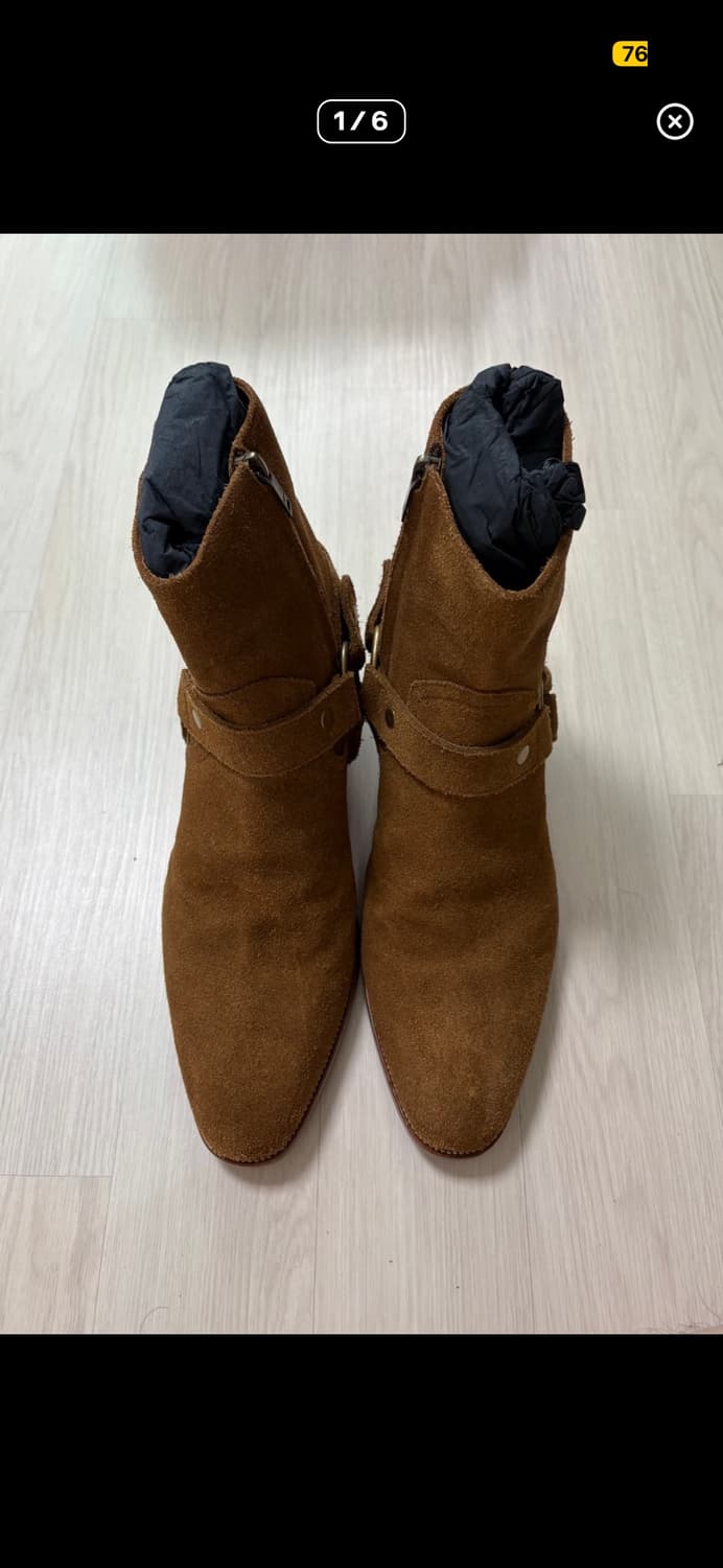 생로랑 스웨이드 하네스 와이어트 부츠 상품이미지3