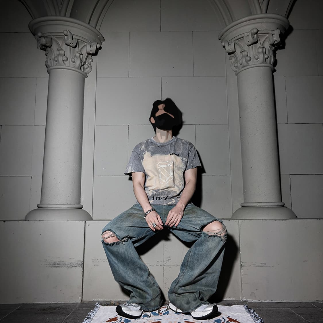 Vintage Wash 1984 semi crop Tee 상품이미지2