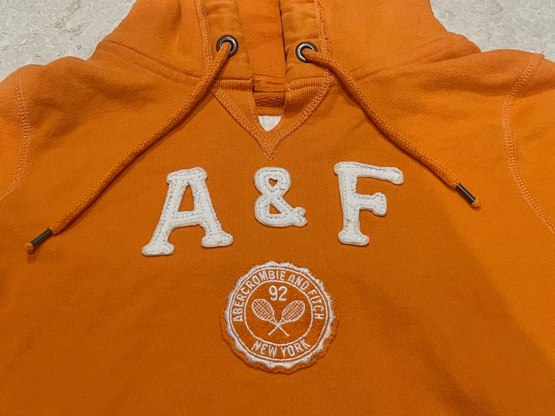 아베크롬비 앤 피치 빈티지 후드티 오렌지 상품이미지3