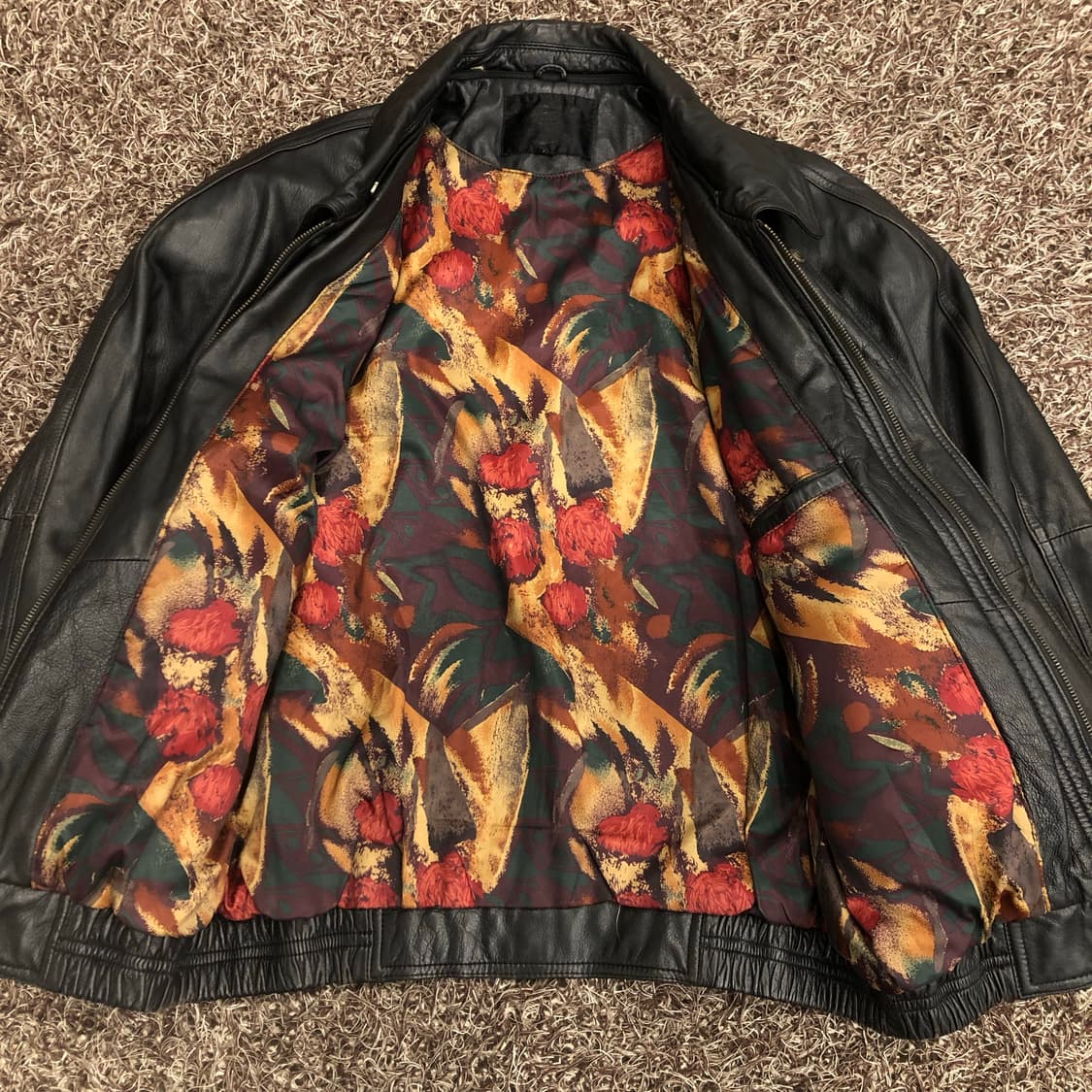 빈티지 리얼레더 봄버 가죽 레더 자켓 상품이미지3