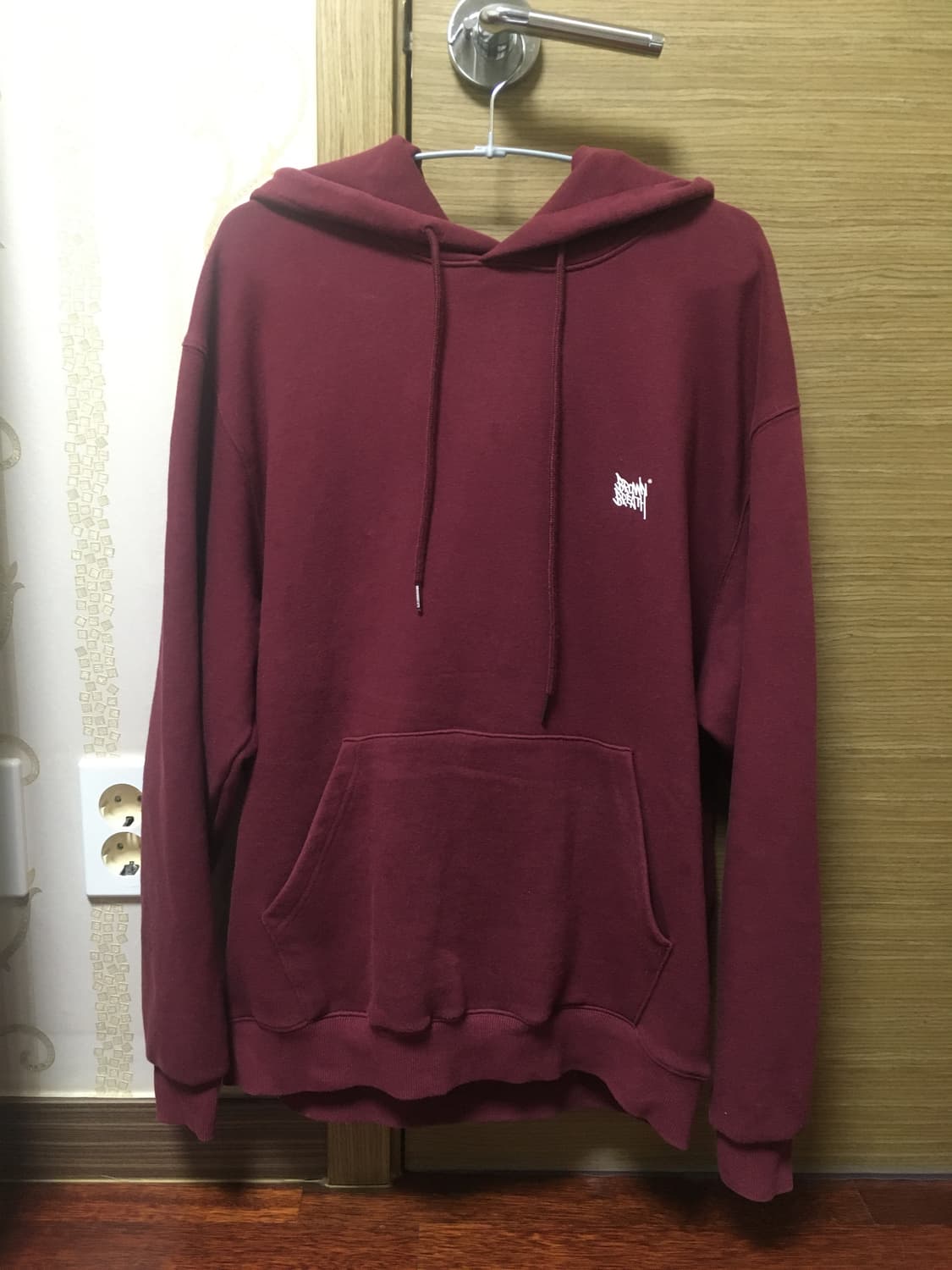 TAG OG HOODIE - BURGUNDY 상품이미지4