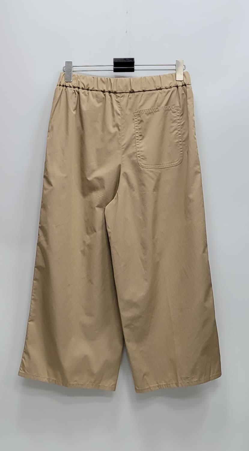 COS 코스 코튼 와이드 밴딩 팬츠 / 여 EUR 35 베이지
 상품이미지2