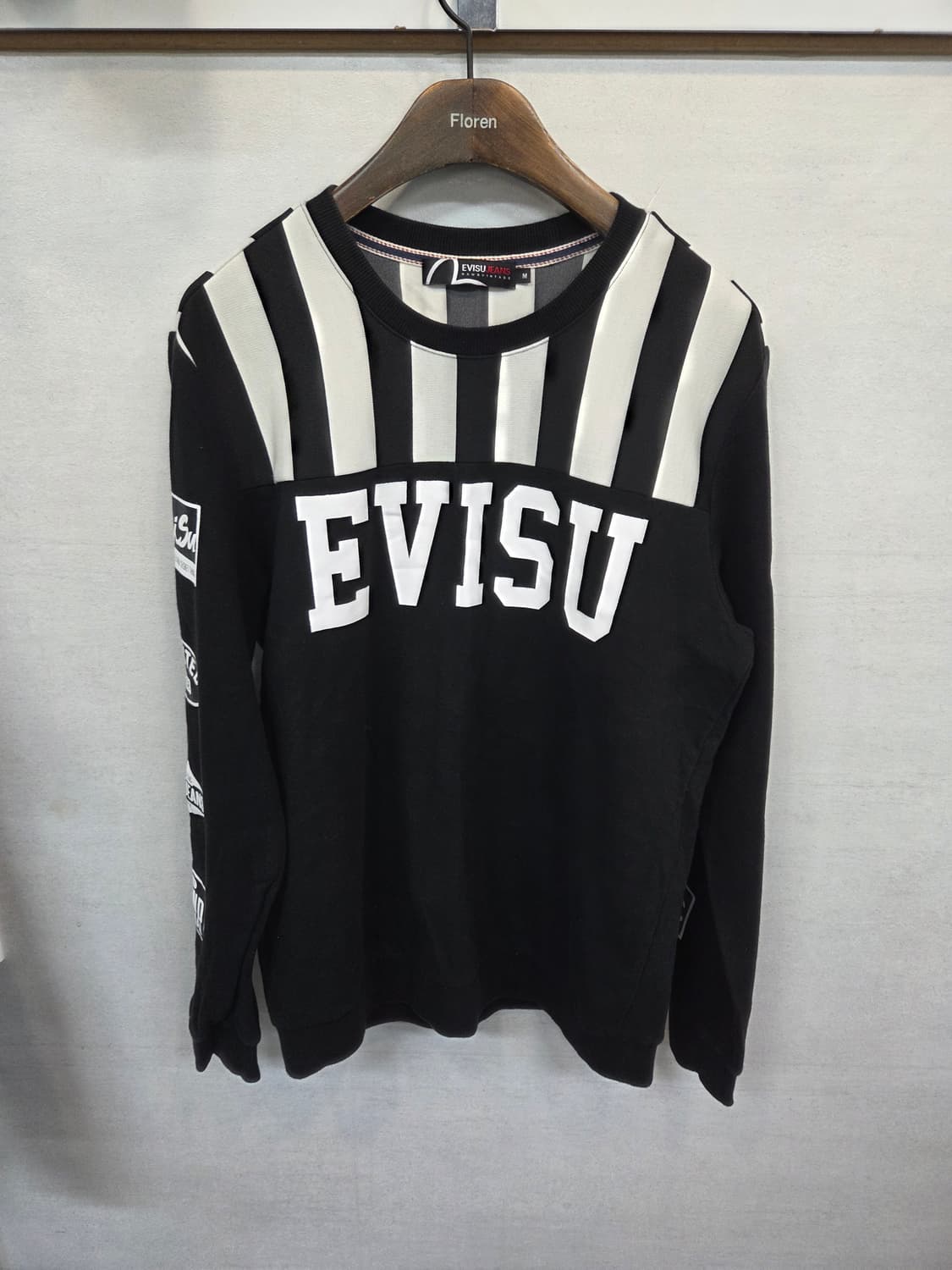 에비수 멀티 빅로고 맨투맨 m 상품이미지1